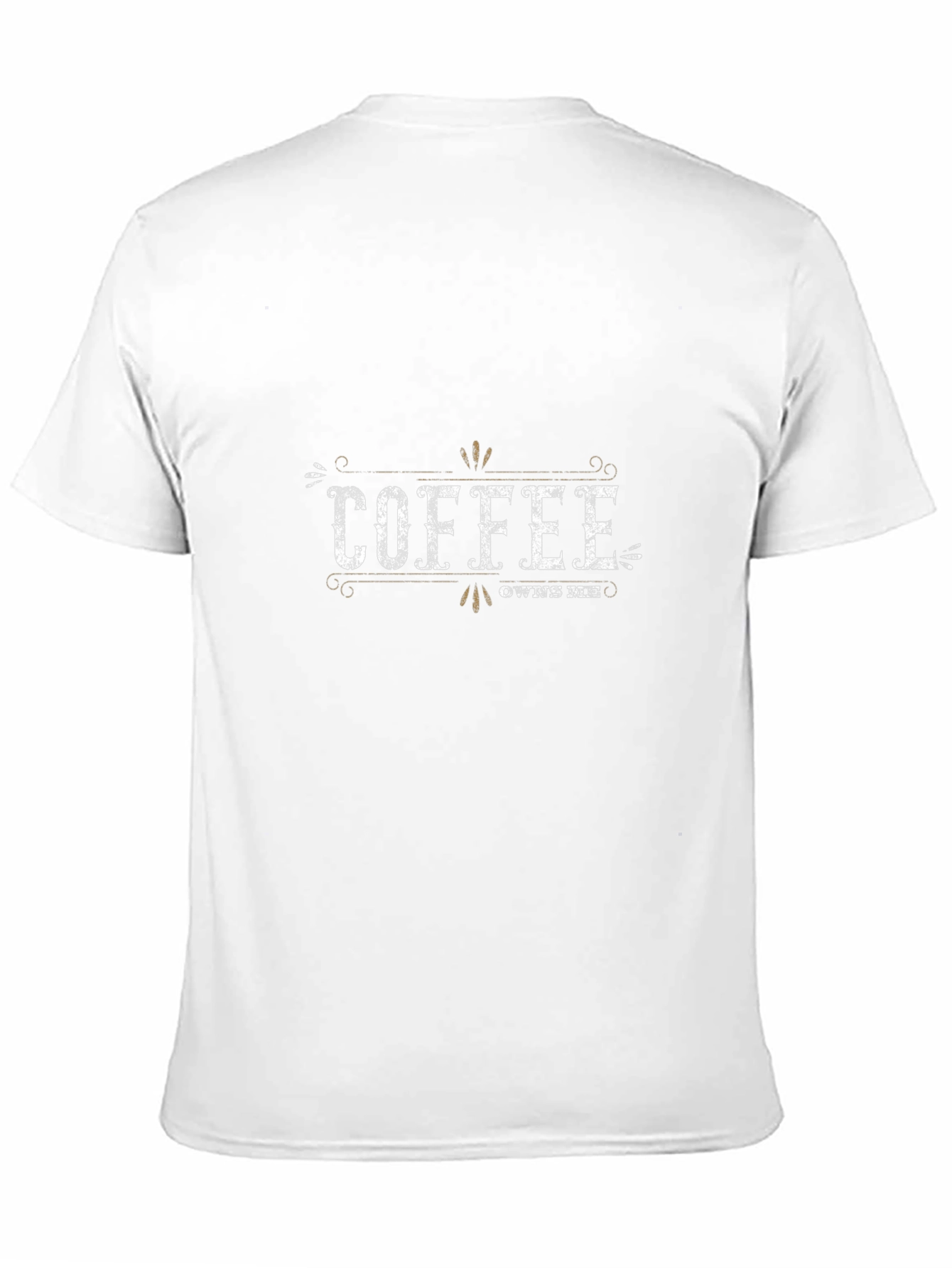 Coffee Owns Me Black T-Shirt