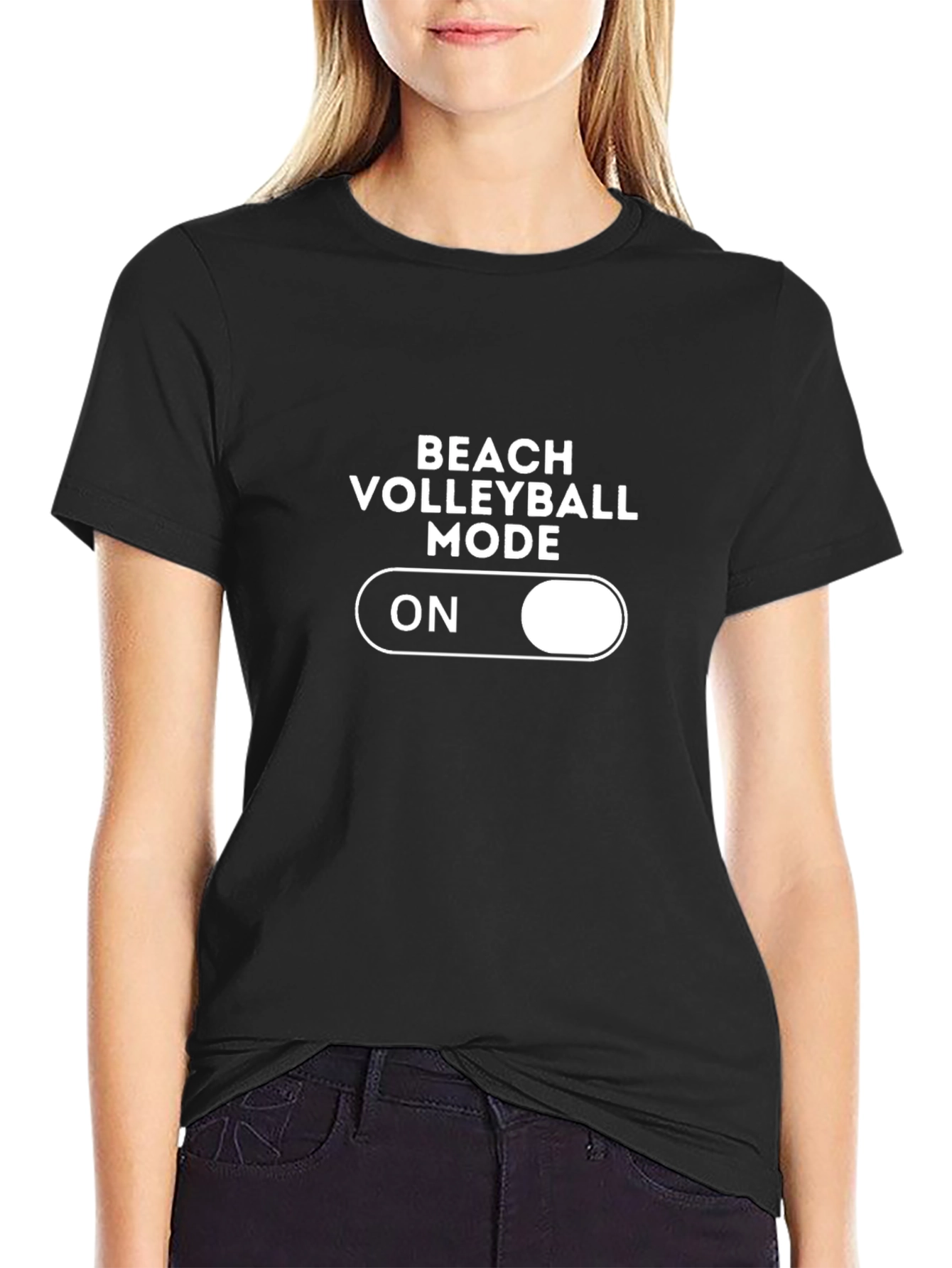 Beach Volleyball Mode ON Graphic Tee
