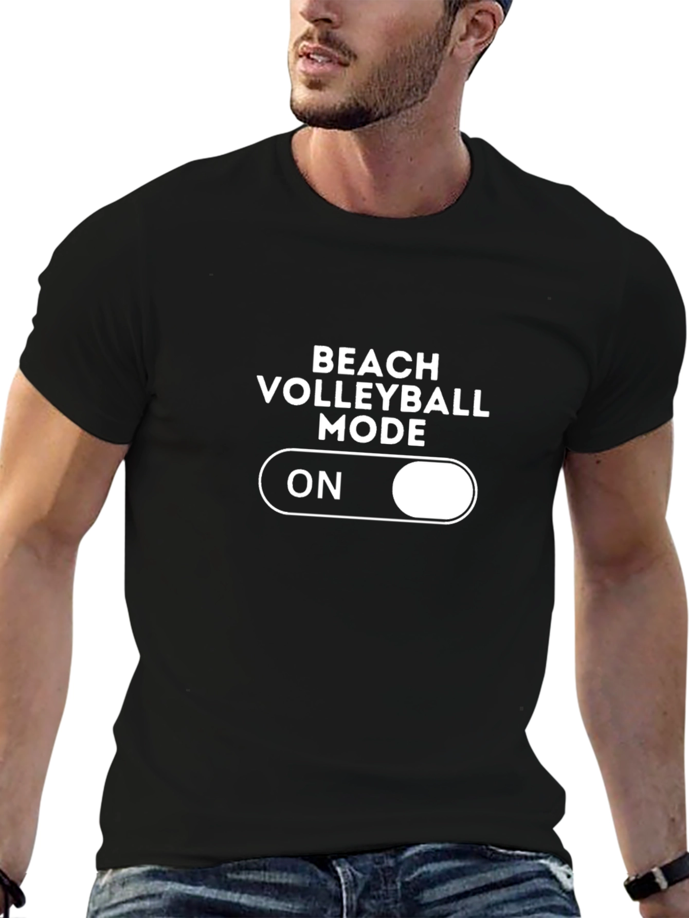Beach Volleyball Mode ON Graphic Tee