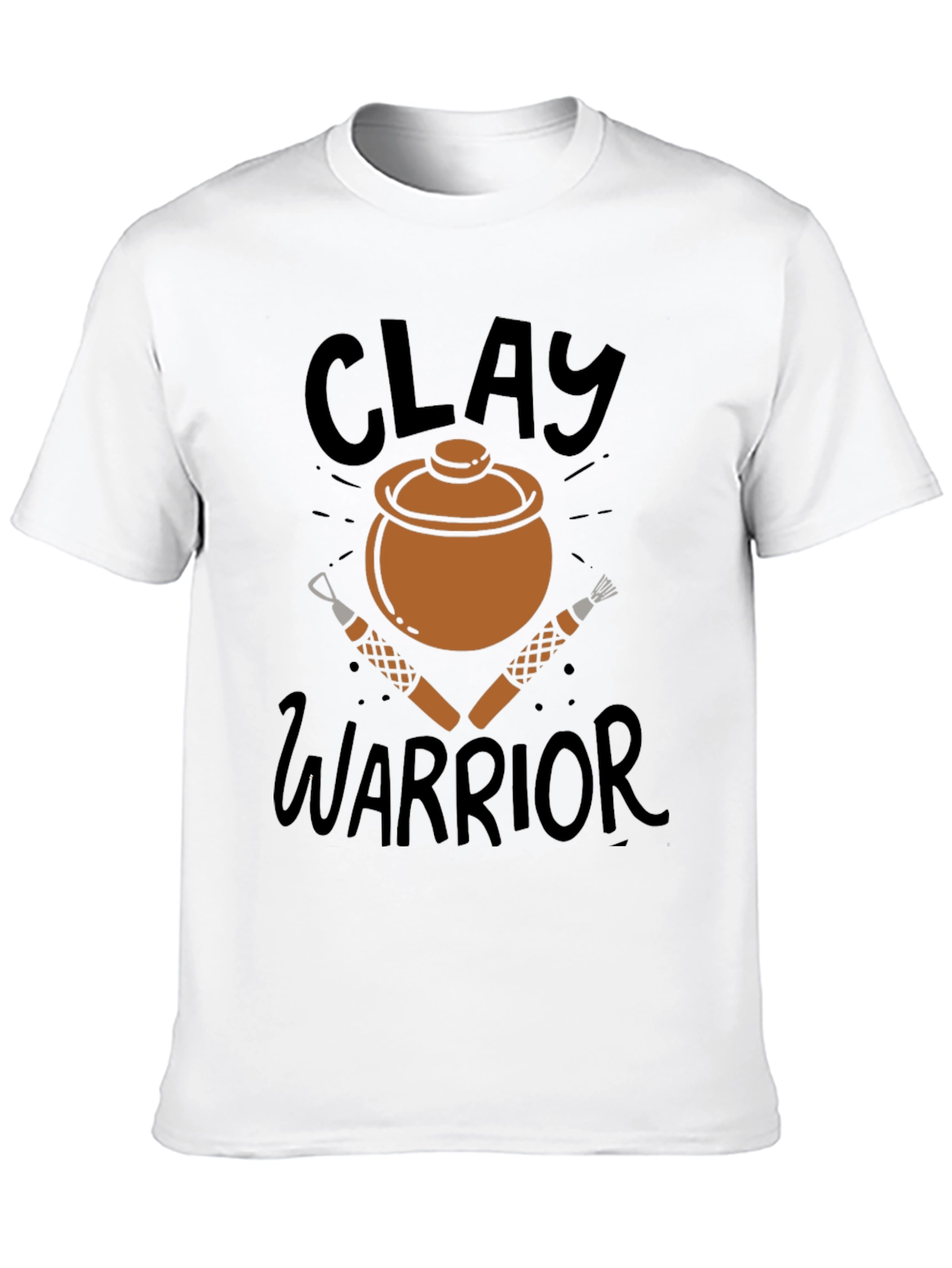 Clay Warrior Graphic Tee - Pottery Lovers T-Shirt