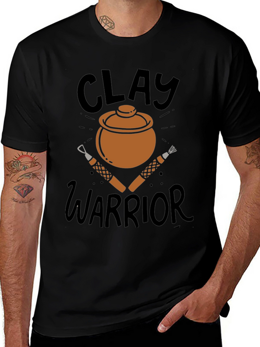 Clay Warrior Graphic Tee - Pottery Lovers T-Shirt