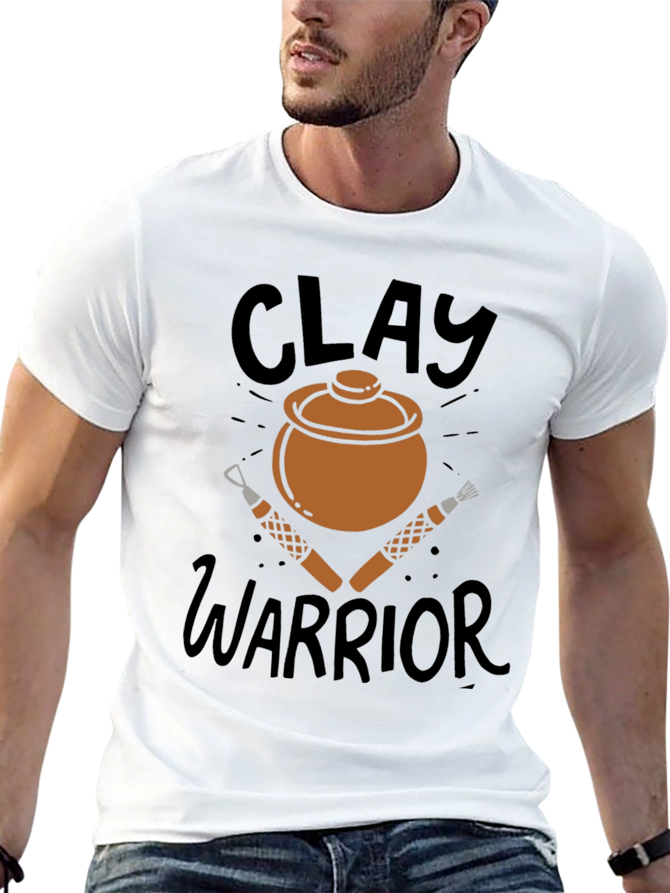 Clay Warrior Graphic Tee - Pottery Lovers T-Shirt