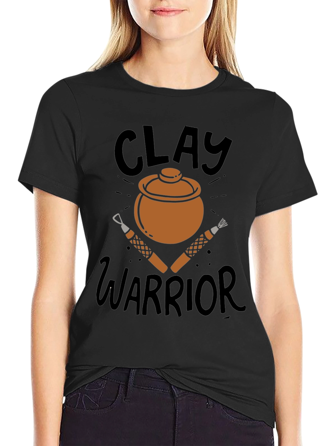 Clay Warrior Graphic Tee - Pottery Lovers T-Shirt