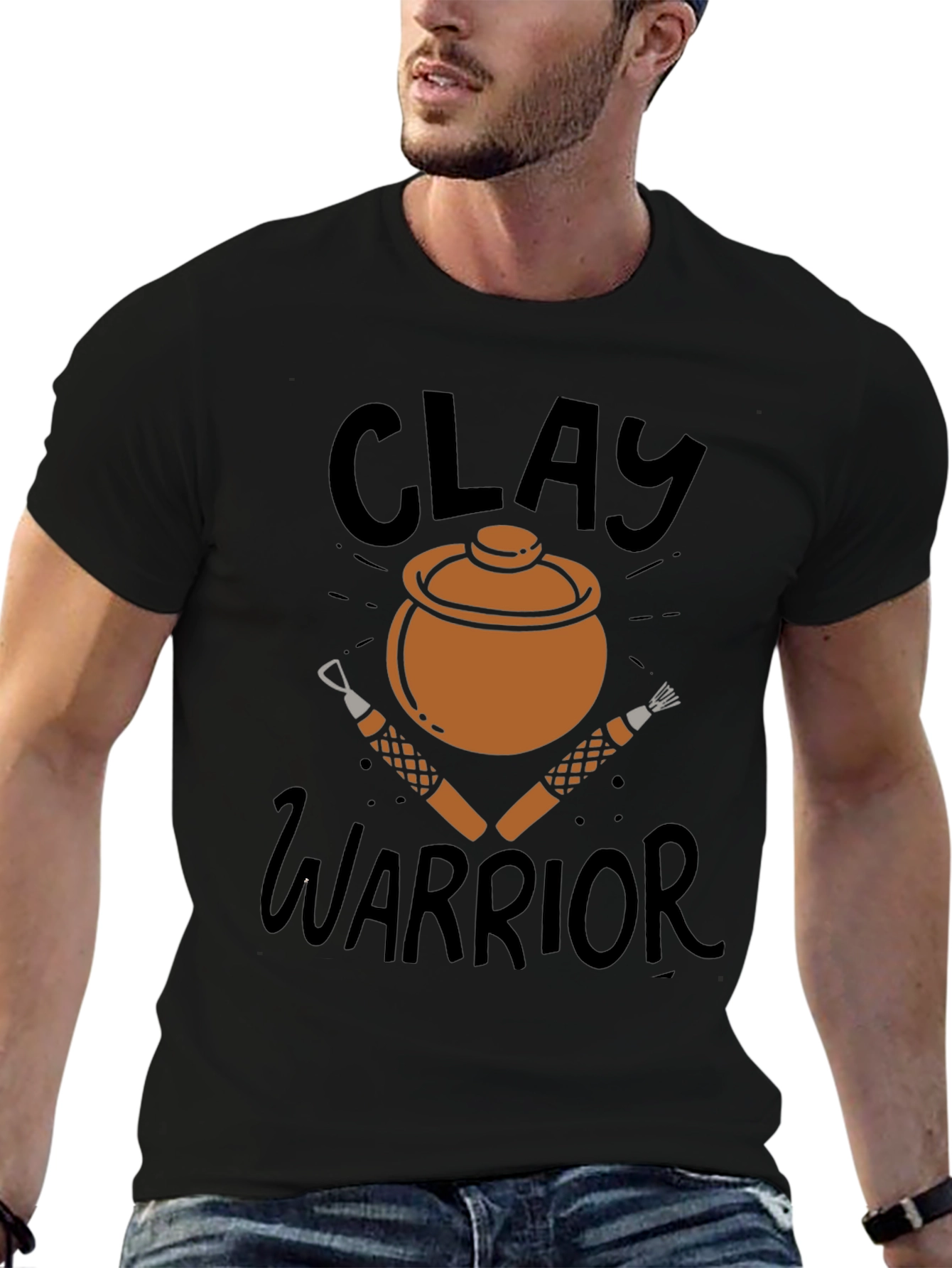 Clay Warrior Graphic Tee - Pottery Lovers T-Shirt