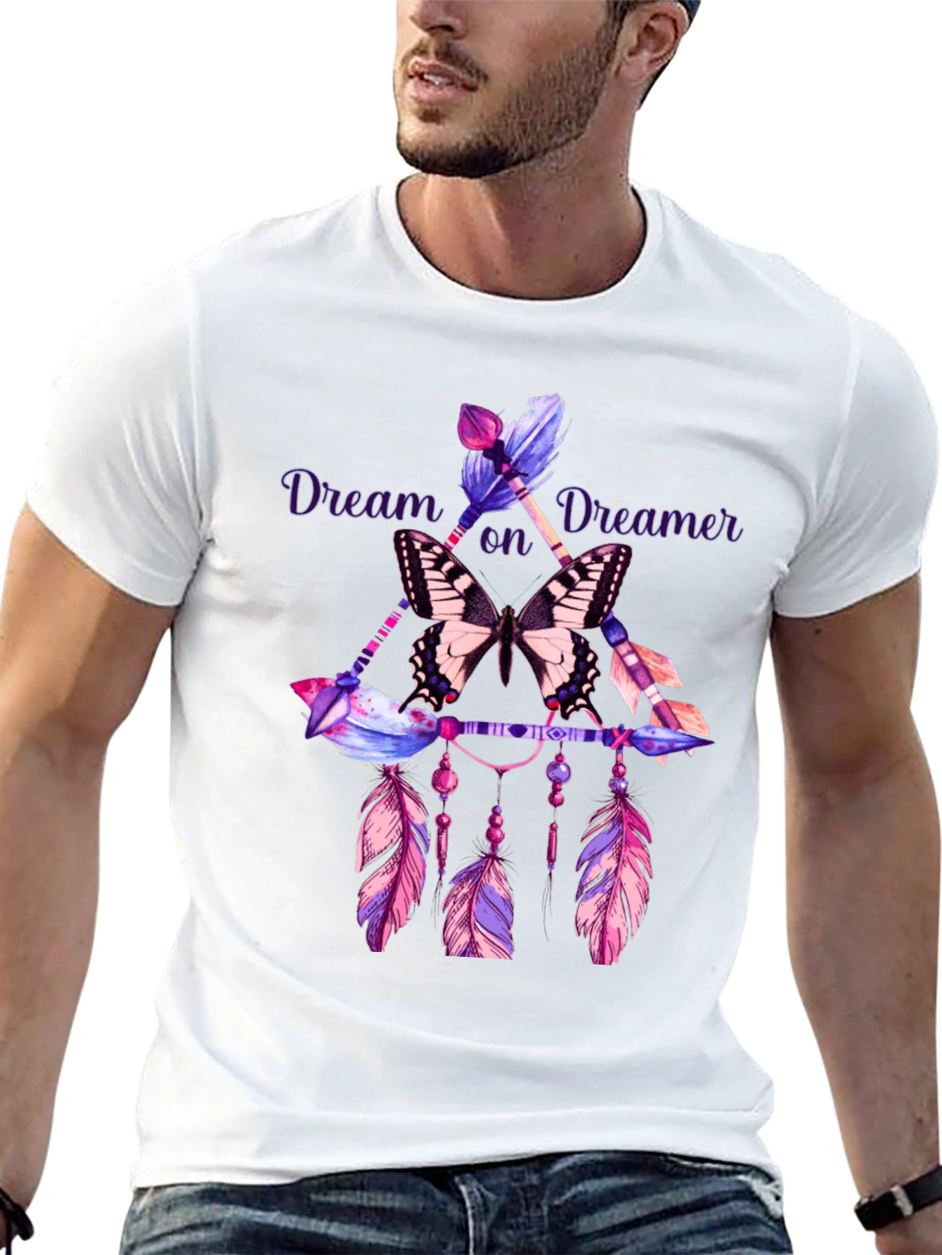 Dream On Dreamer Graphic T-Shirt