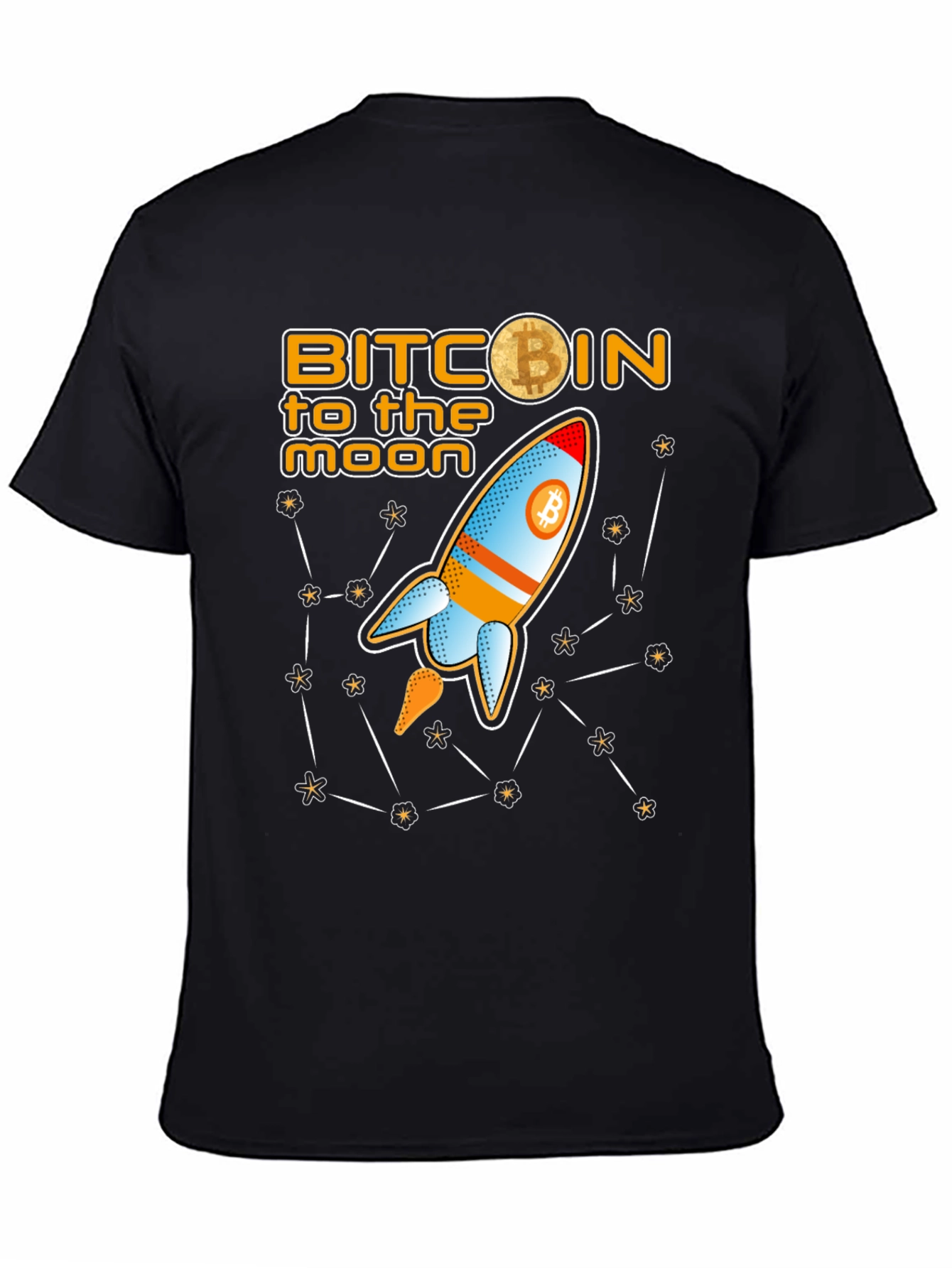 Bitcoin to the Moon Graphic T-Shirt