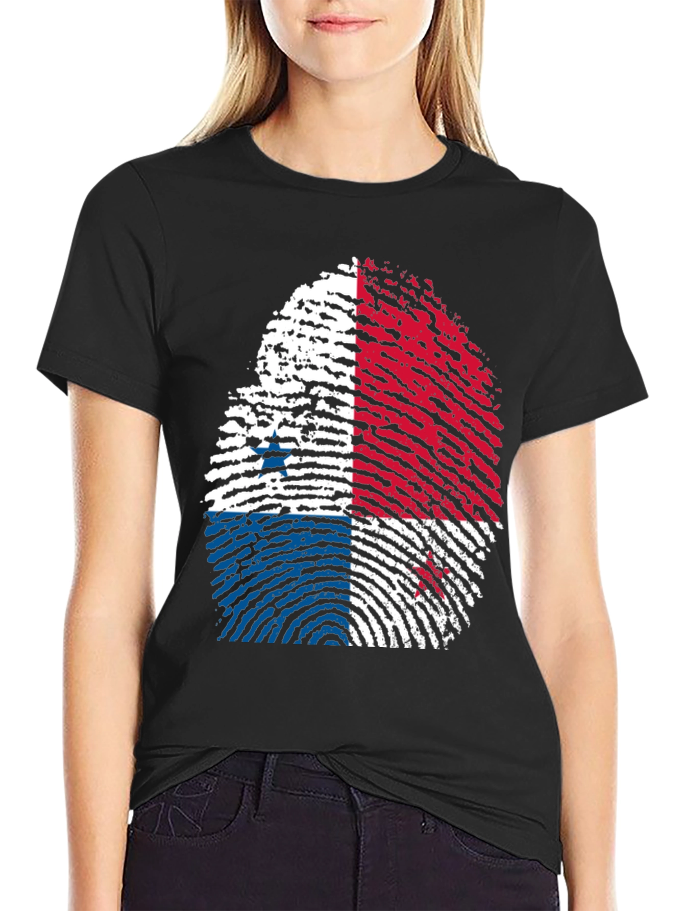 Panama Fingerprint Flag T-Shirt