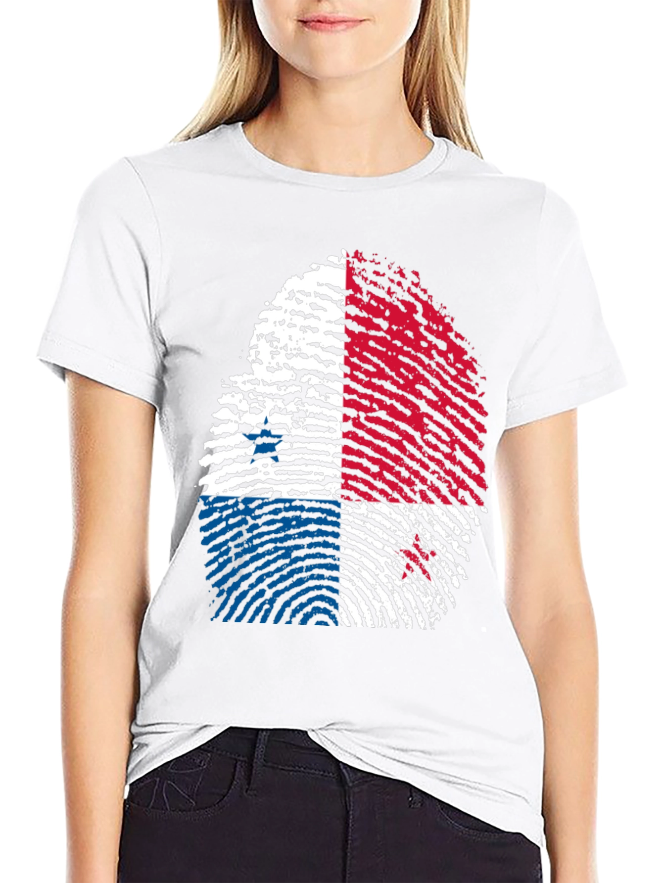 Panama Fingerprint Flag T-Shirt