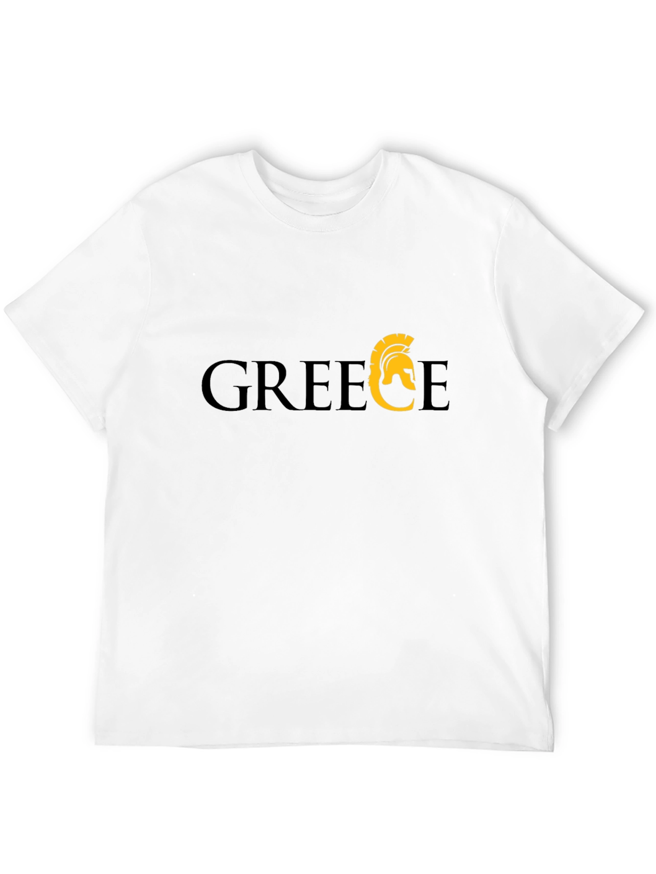 Greece Spartan Helmet Graphic T-Shirt