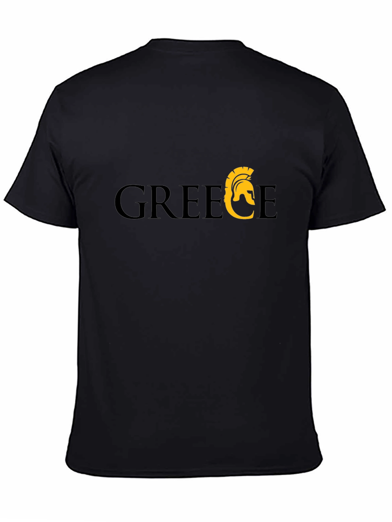 Greece Spartan Helmet Graphic T-Shirt