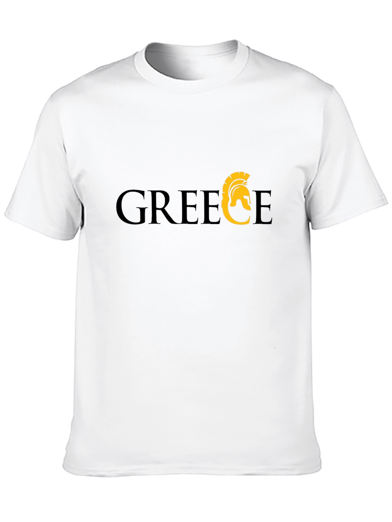 Greece Spartan Helmet Graphic T-Shirt