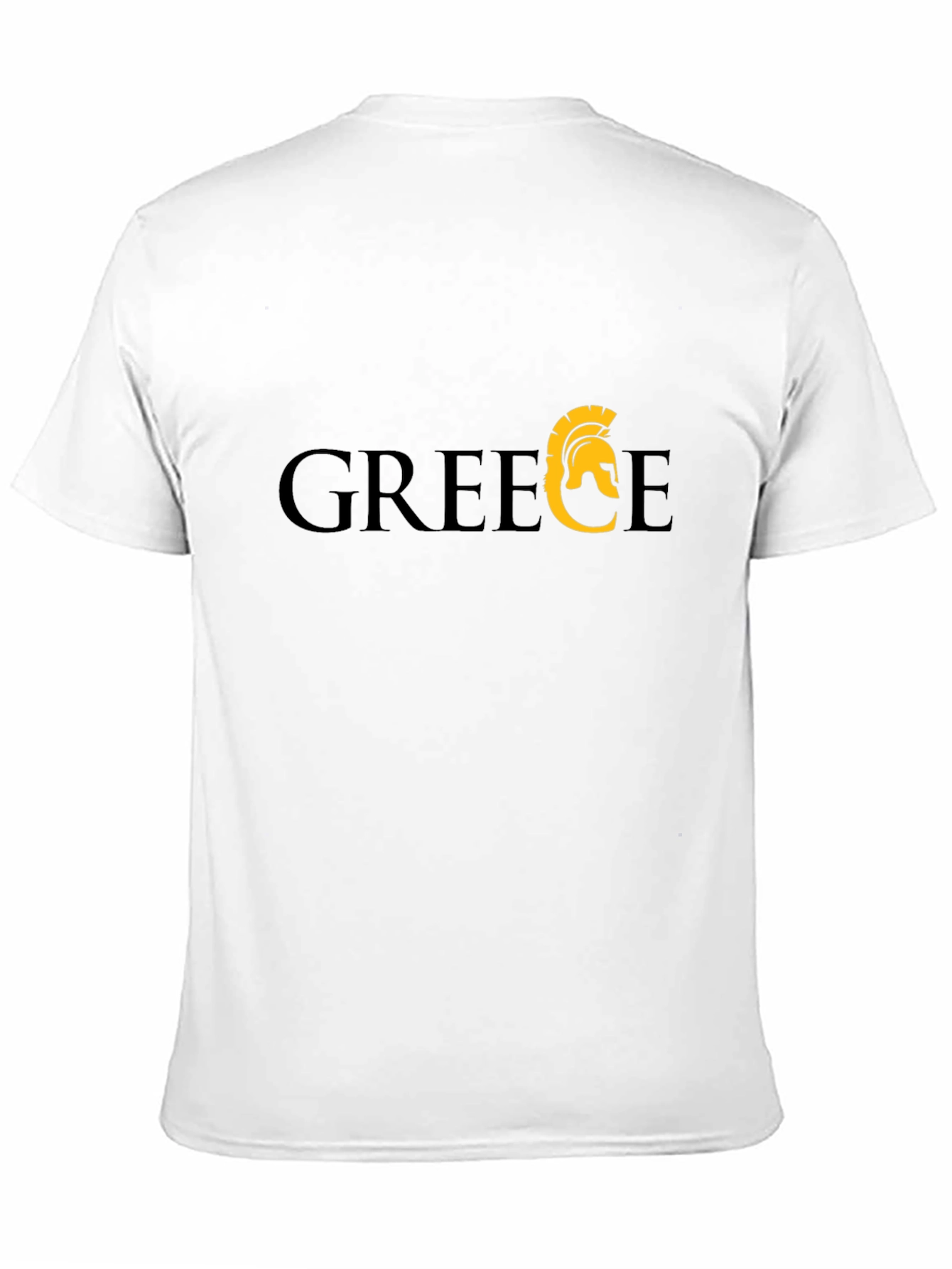 Greece Spartan Helmet Graphic T-Shirt
