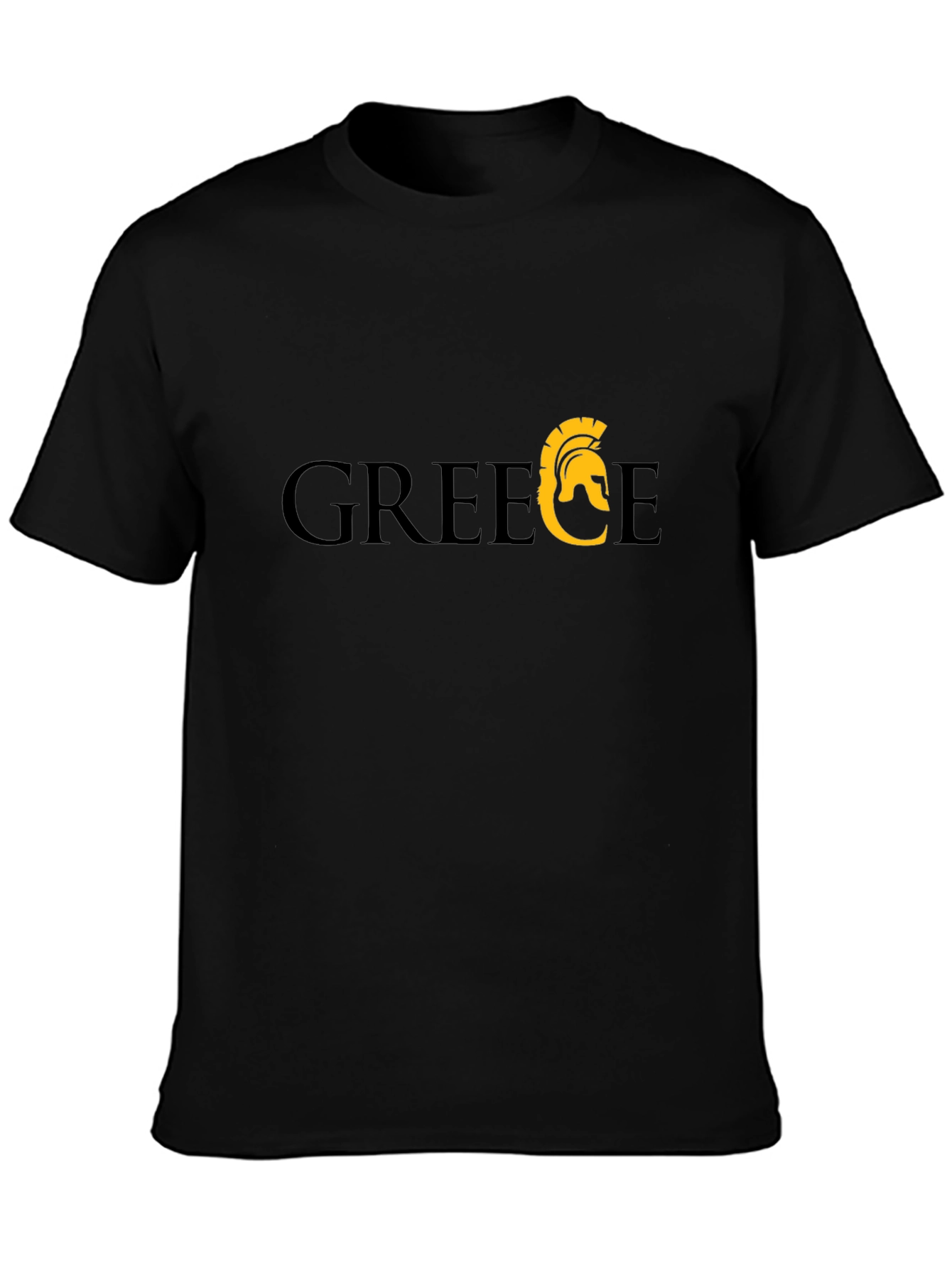 Greece Spartan Helmet Graphic T-Shirt