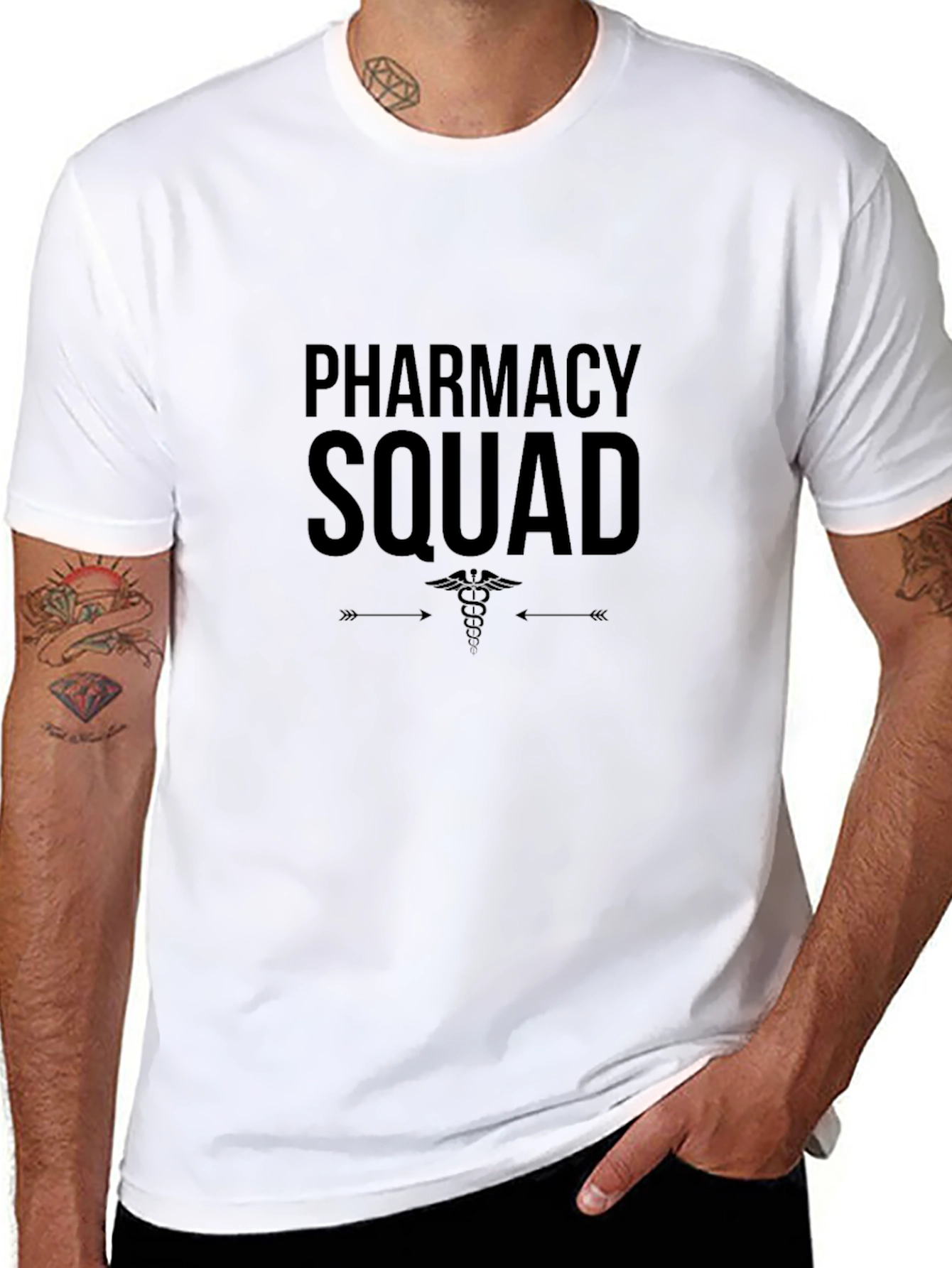 Pharmacy Squad Black T-Shirt