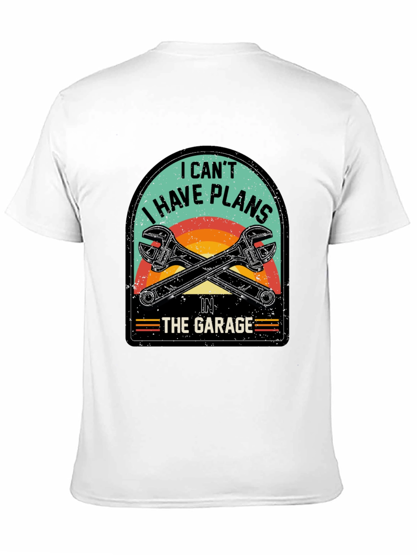 Garage Plans T-Shirt - Mechanic Humor Tee