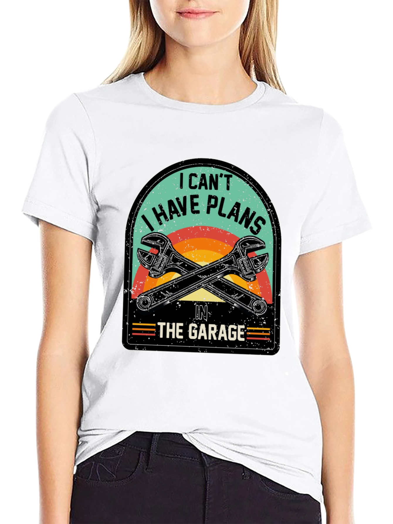 Garage Plans T-Shirt - Mechanic Humor Tee