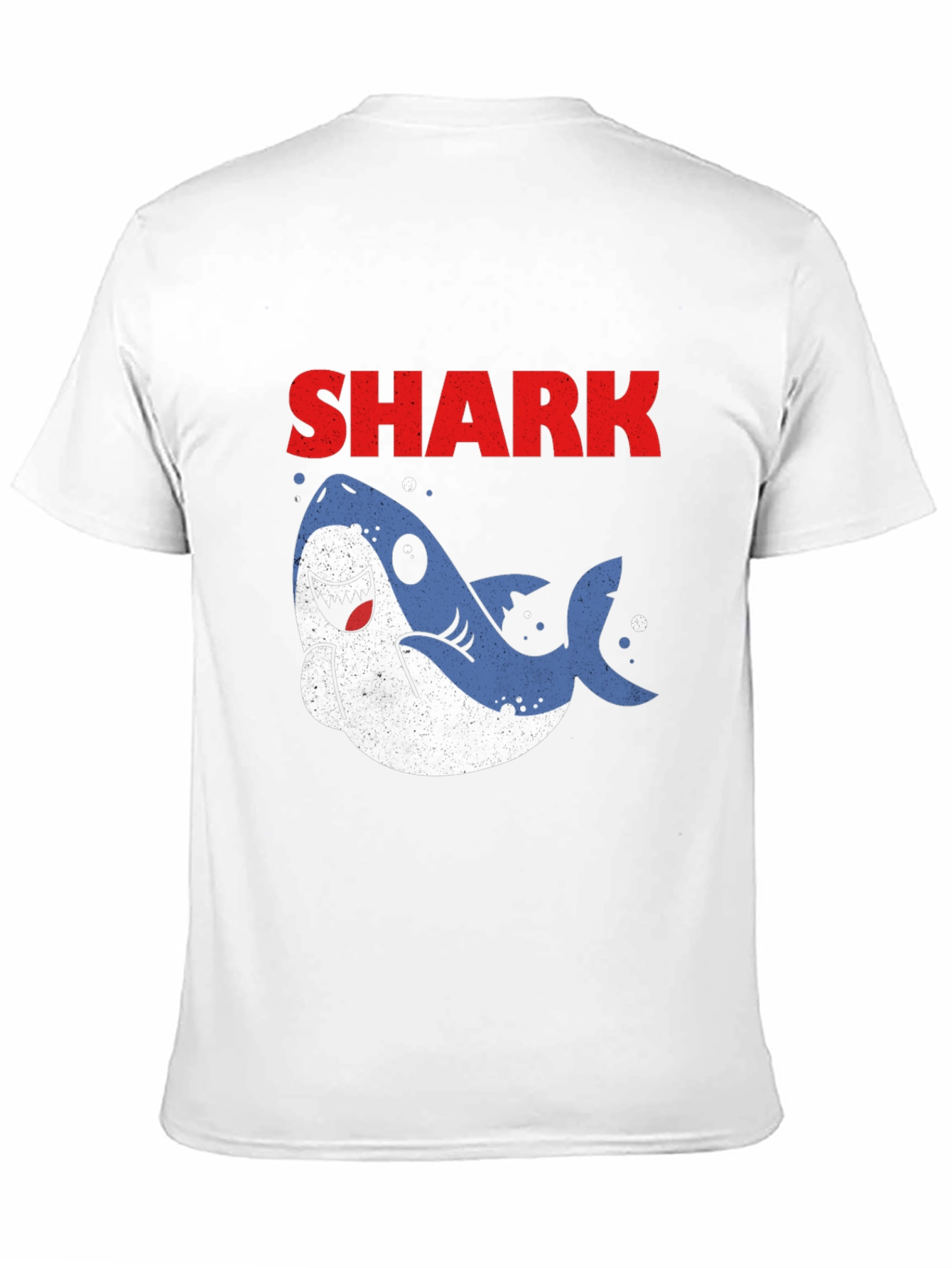 Cute Cartoon Shark Graphic T-Shirt