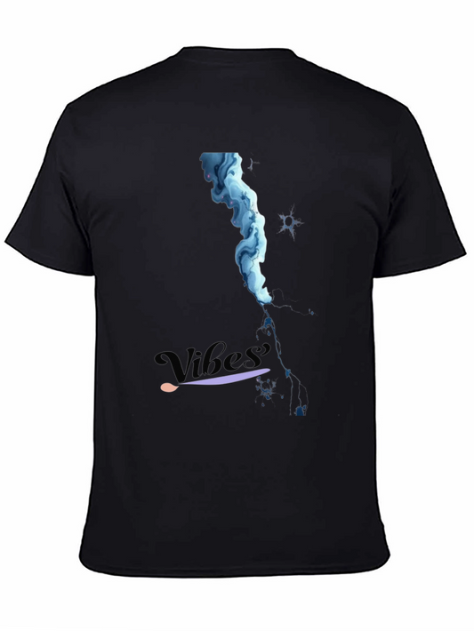 Vibes Graphic Tee - Cool Smoke Design