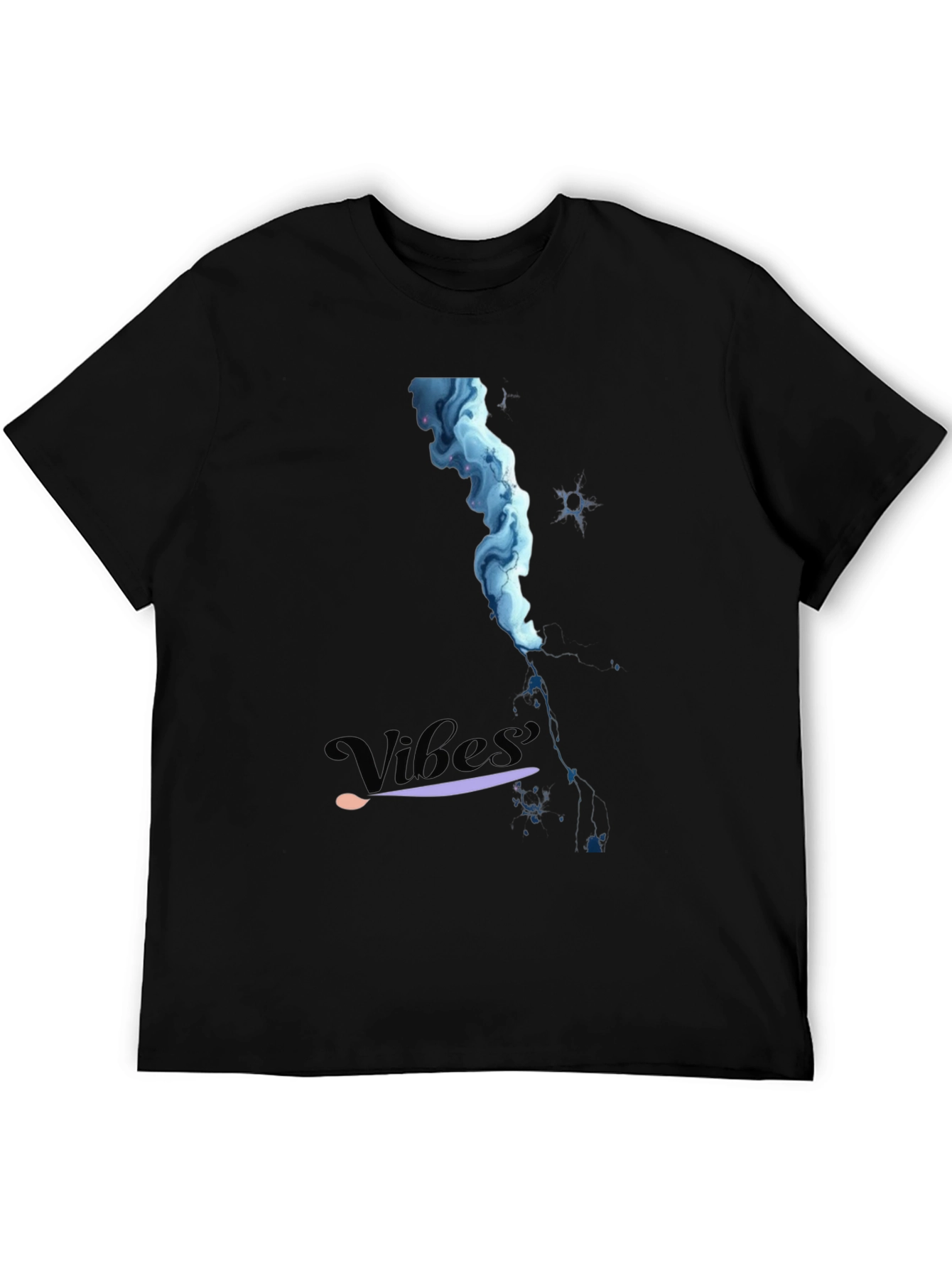 Vibes Graphic Tee - Cool Smoke Design