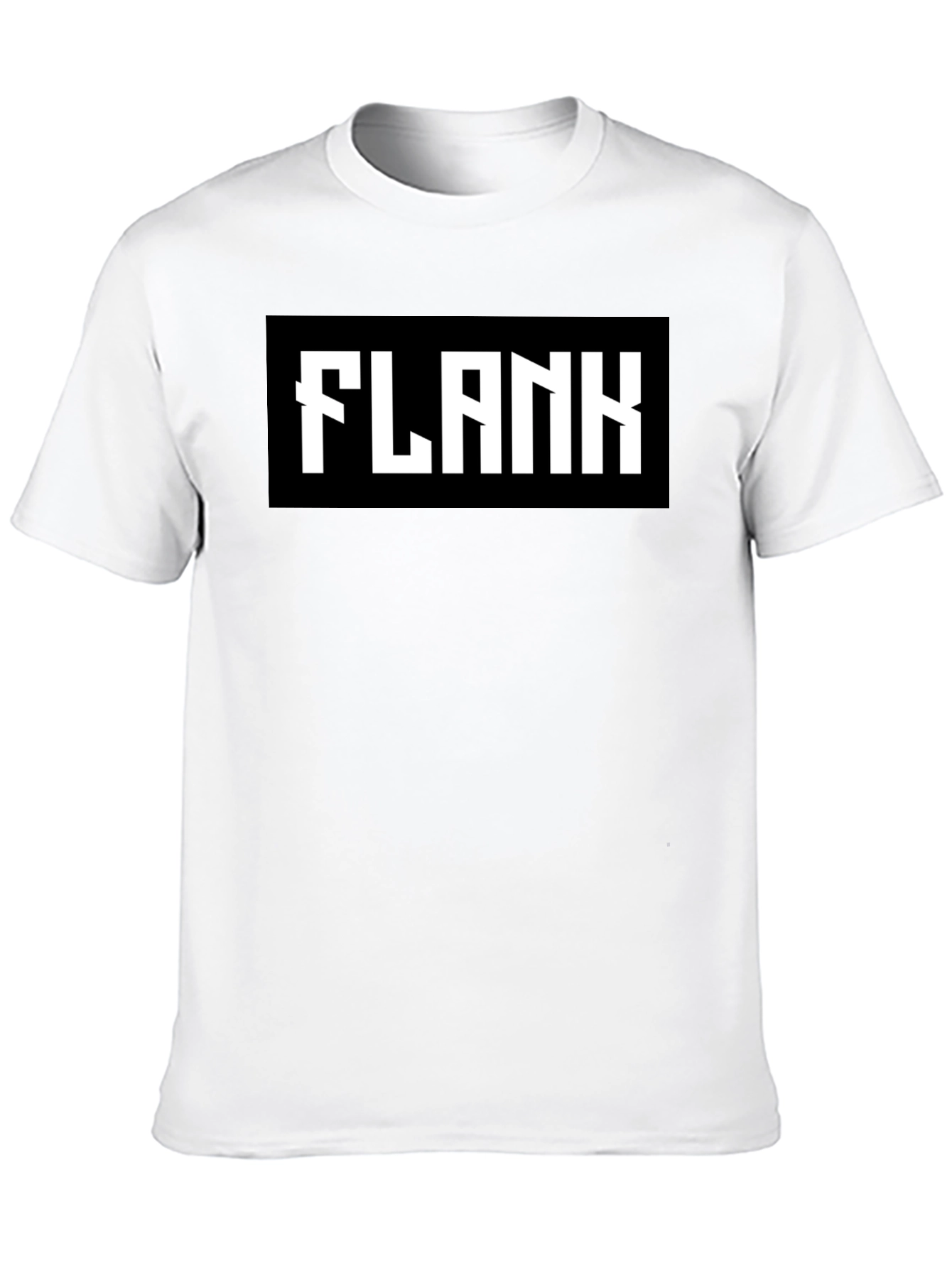 Black Flank Graphic Tee - Bold Statement Shirt