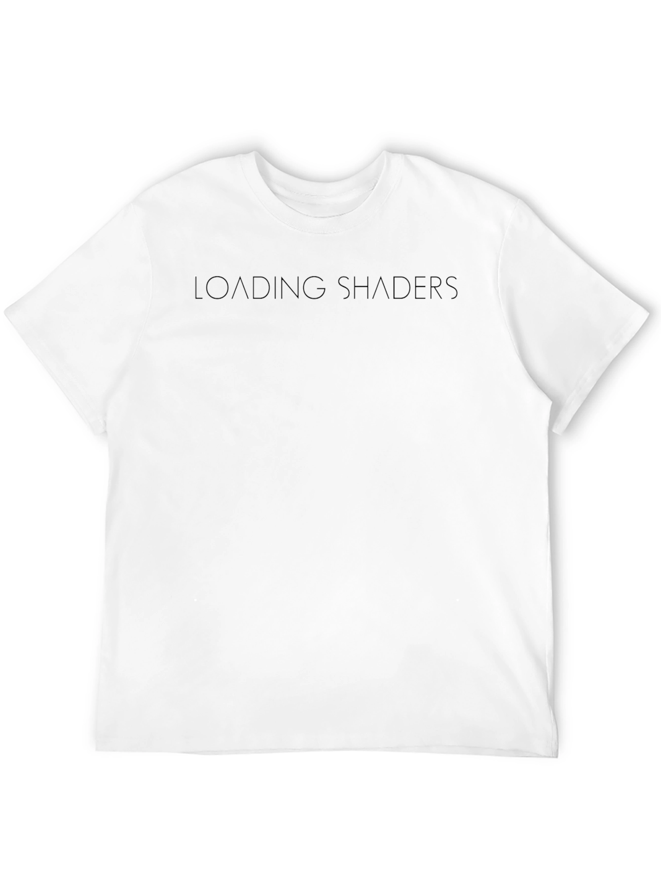 Loading Shaders Black Graphic T-Shirt