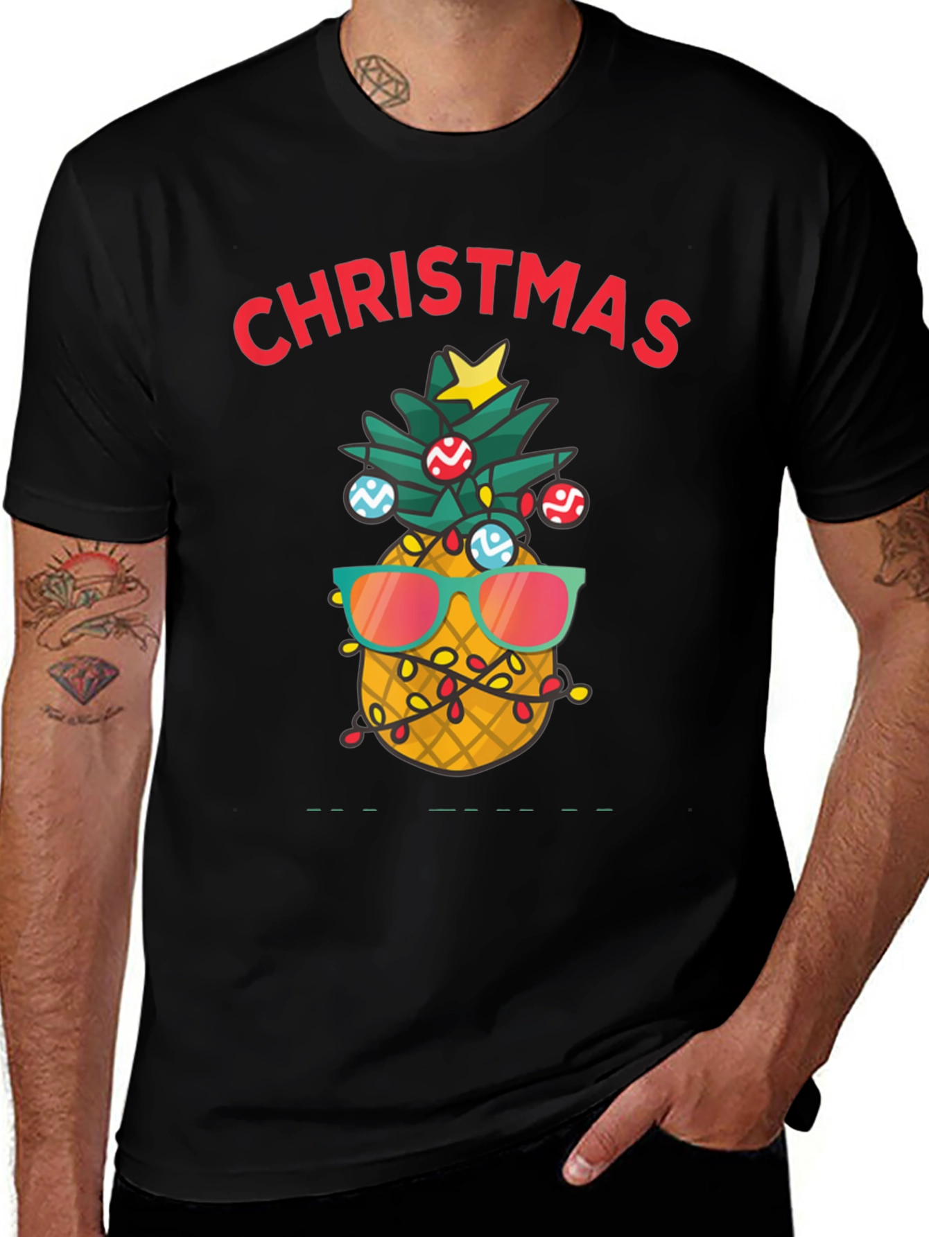 Christmas Pineapple T-Shirt
