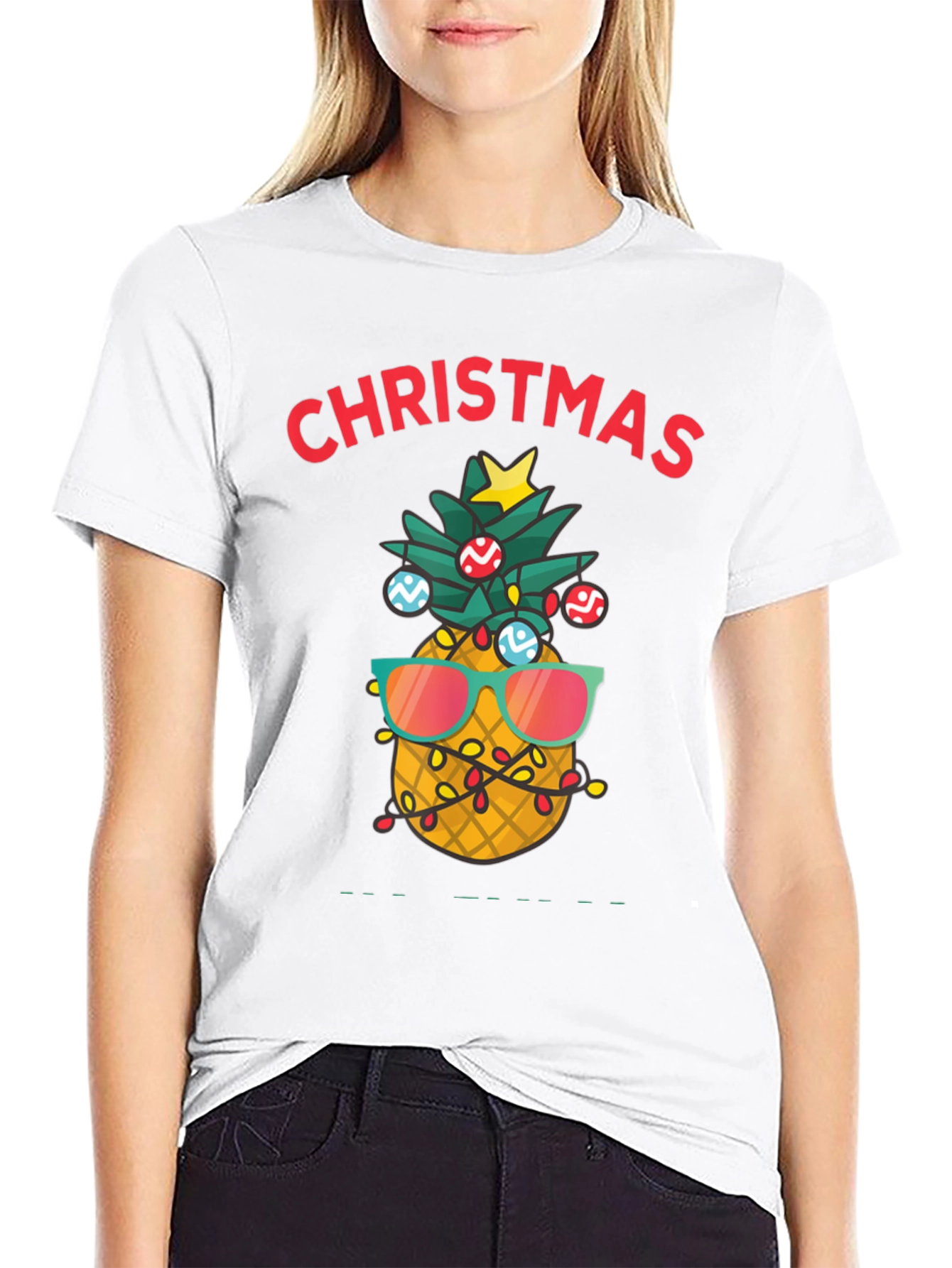 Christmas Pineapple T-Shirt