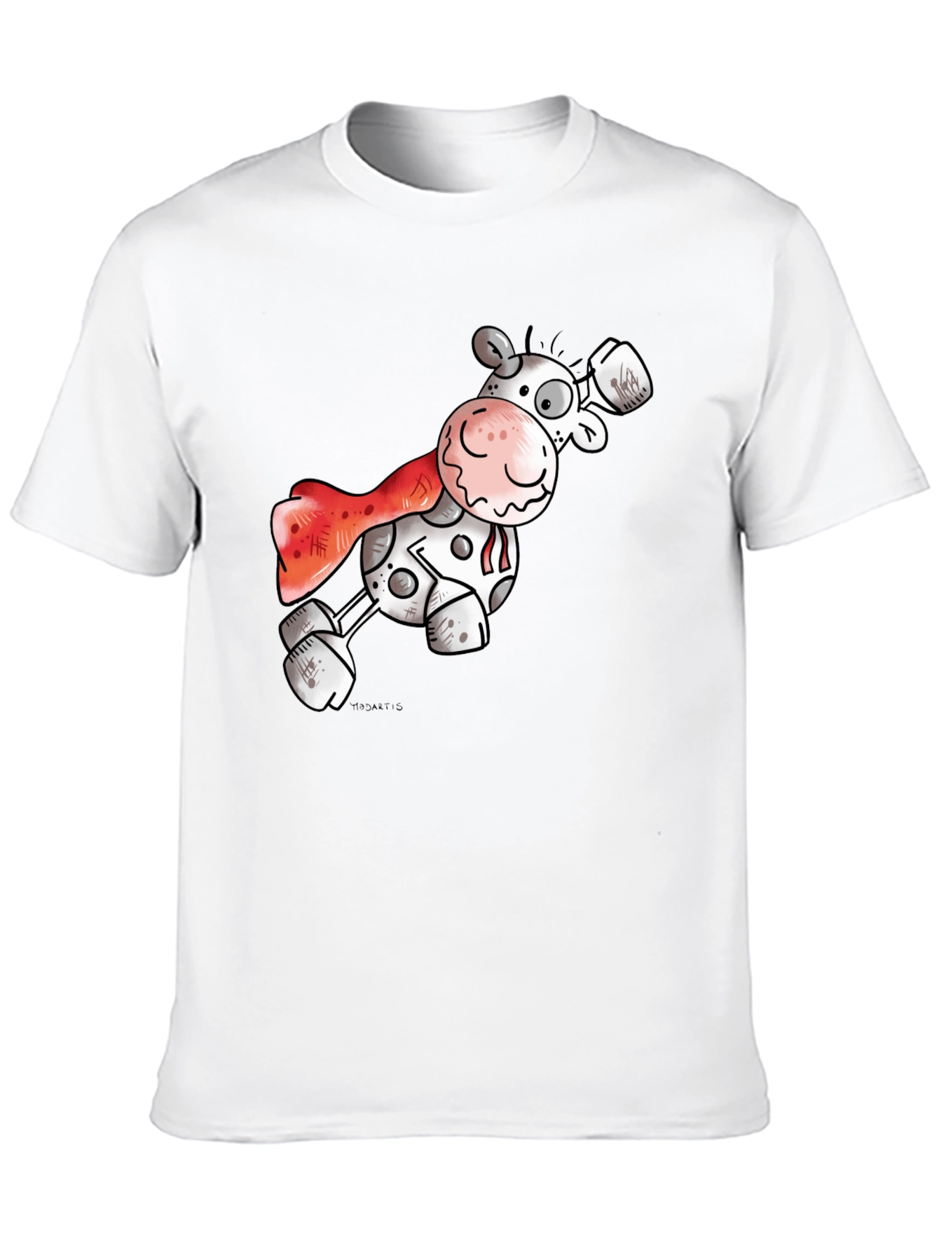 Super Cow T-Shirt: Funny Cartoon Hero Tee