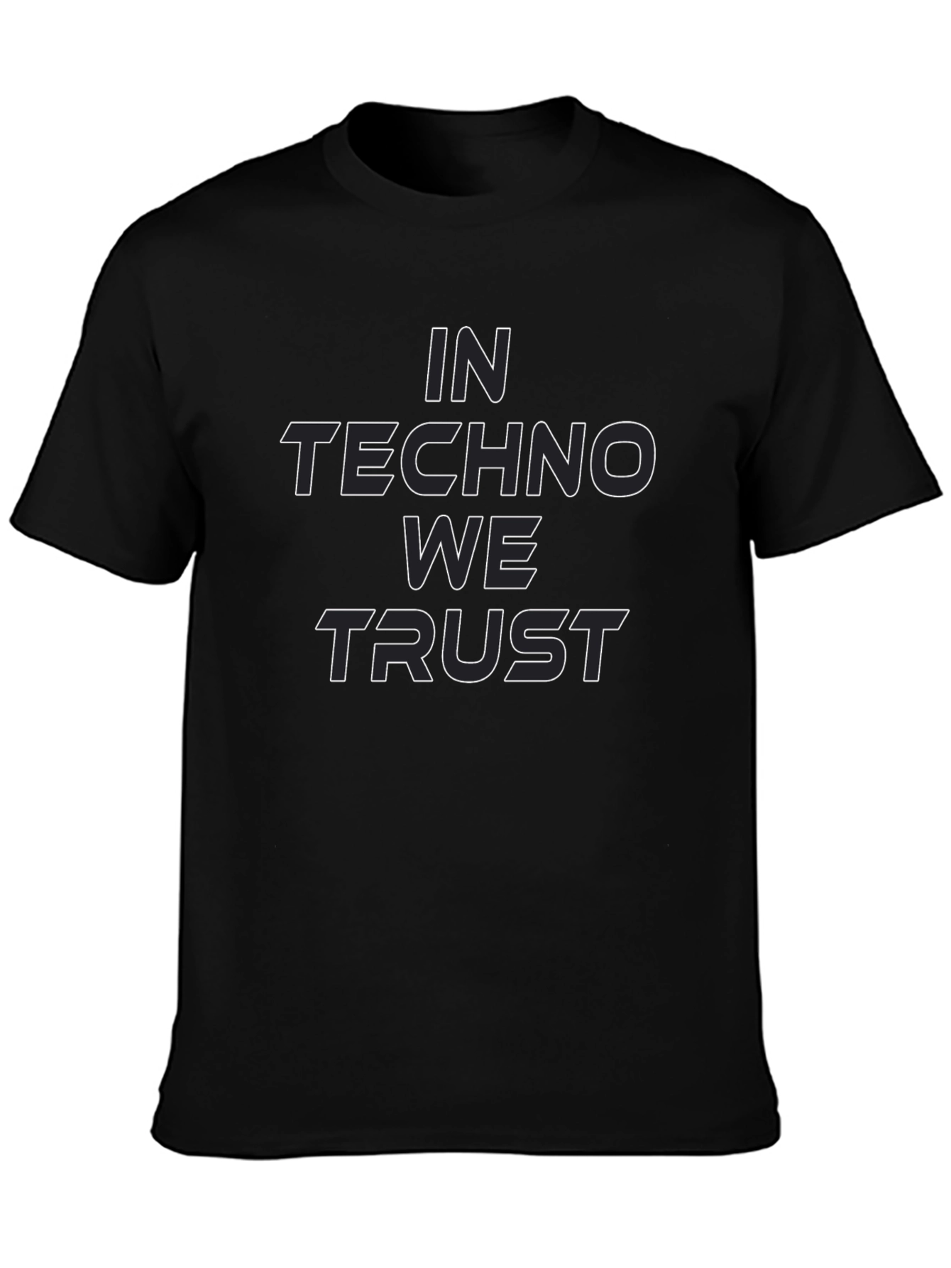 In Techno We Trust Graphic Tee