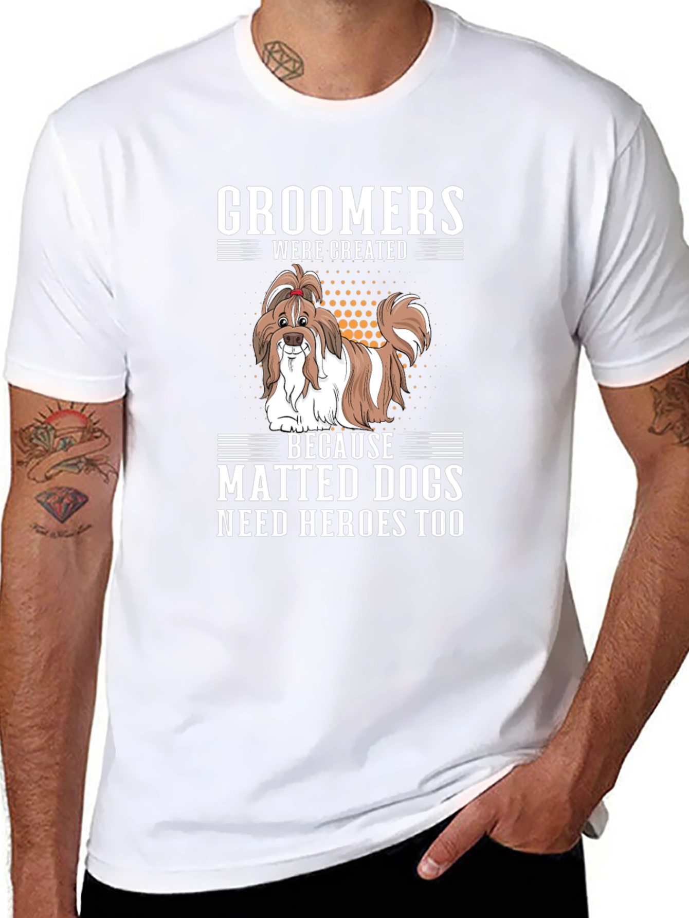 Groomers: Matted Dogs Need Heroes T-Shirt