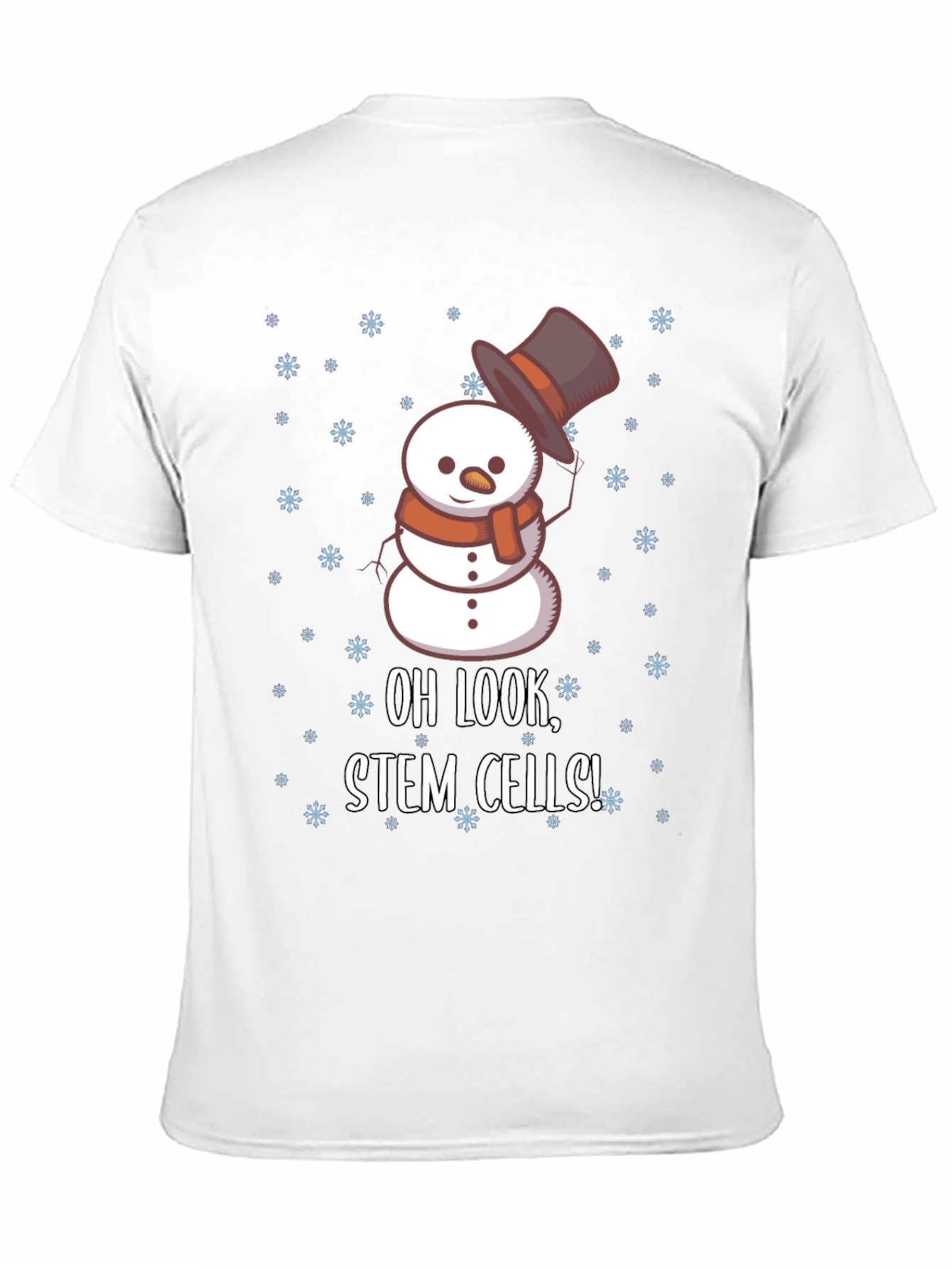 Oh Look Stem Cells Snowman Graphic Tee