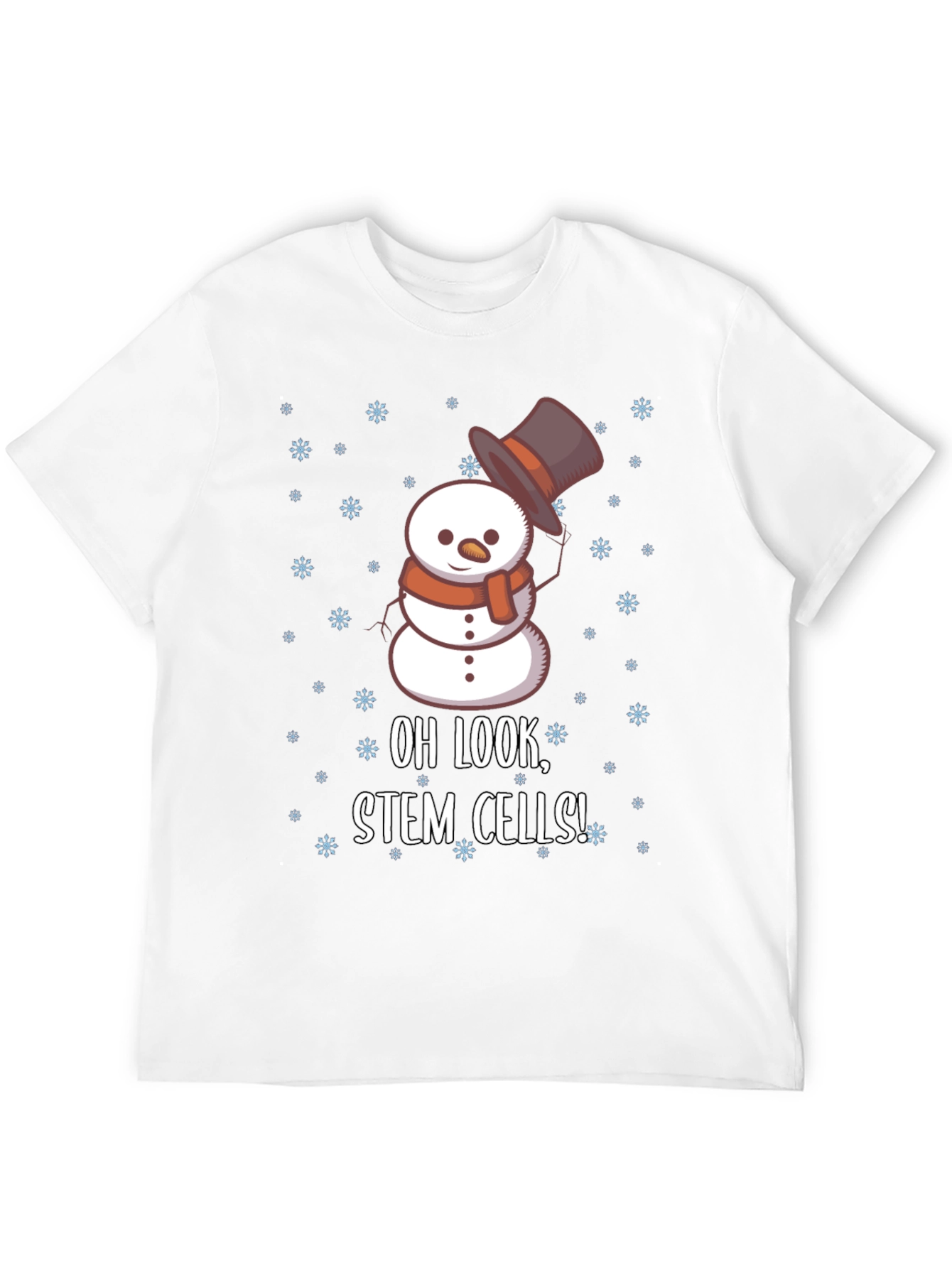Oh Look Stem Cells Snowman Graphic Tee