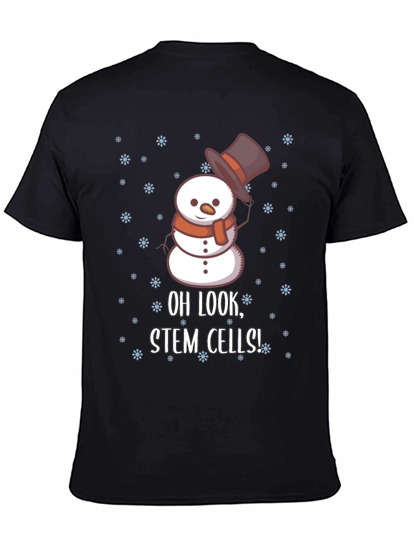 Oh Look Stem Cells Snowman Graphic Tee