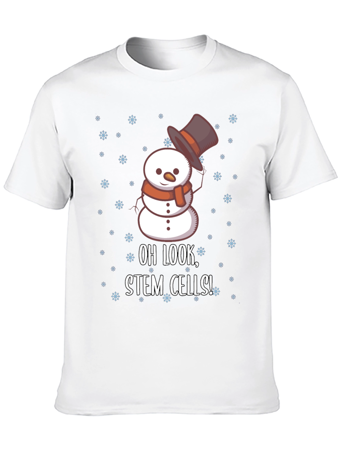 Oh Look Stem Cells Snowman Graphic Tee