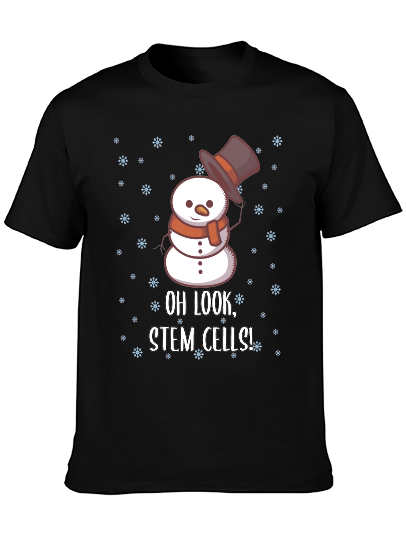 Oh Look Stem Cells Snowman Graphic Tee