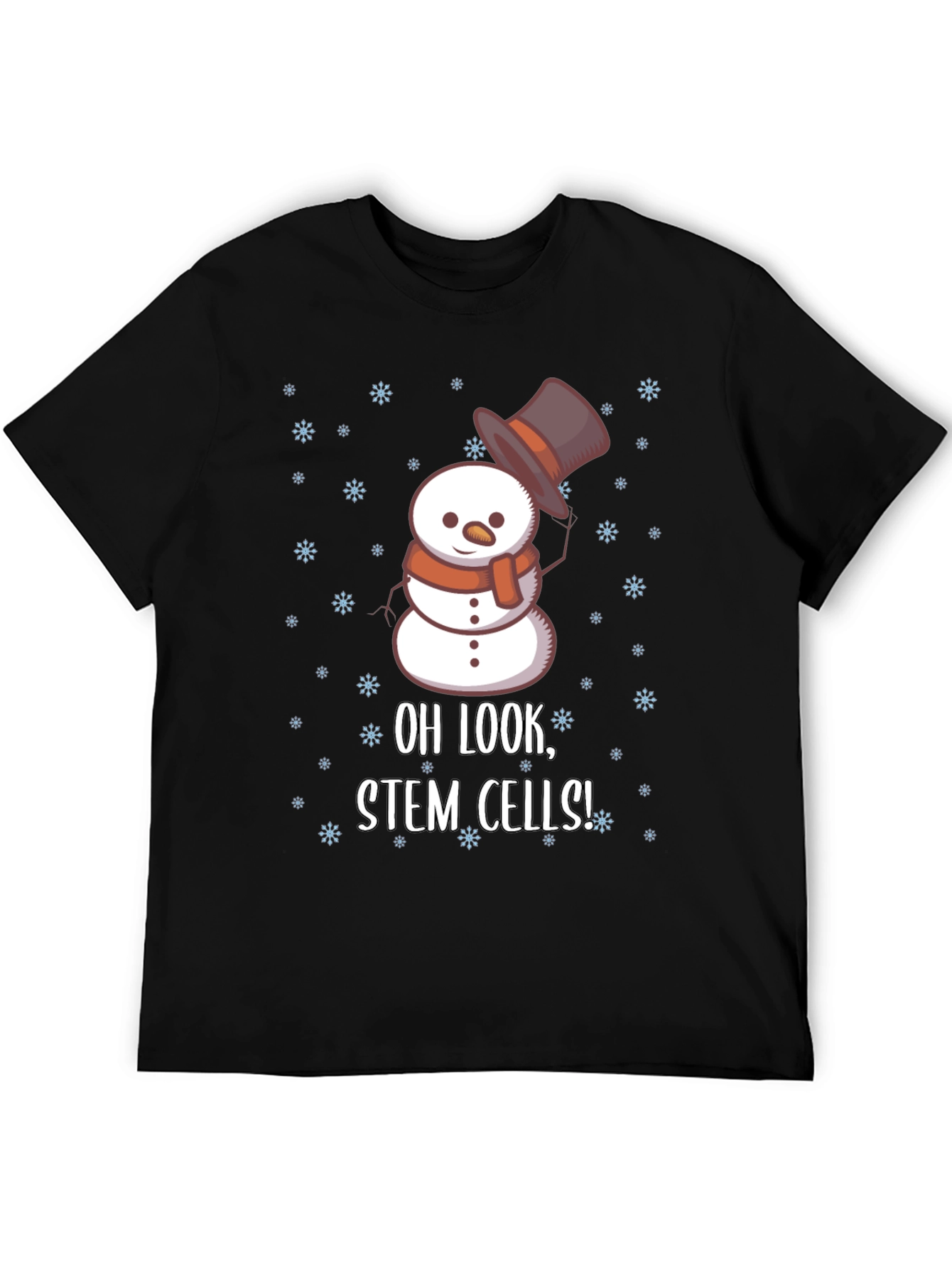 Oh Look Stem Cells Snowman Graphic Tee
