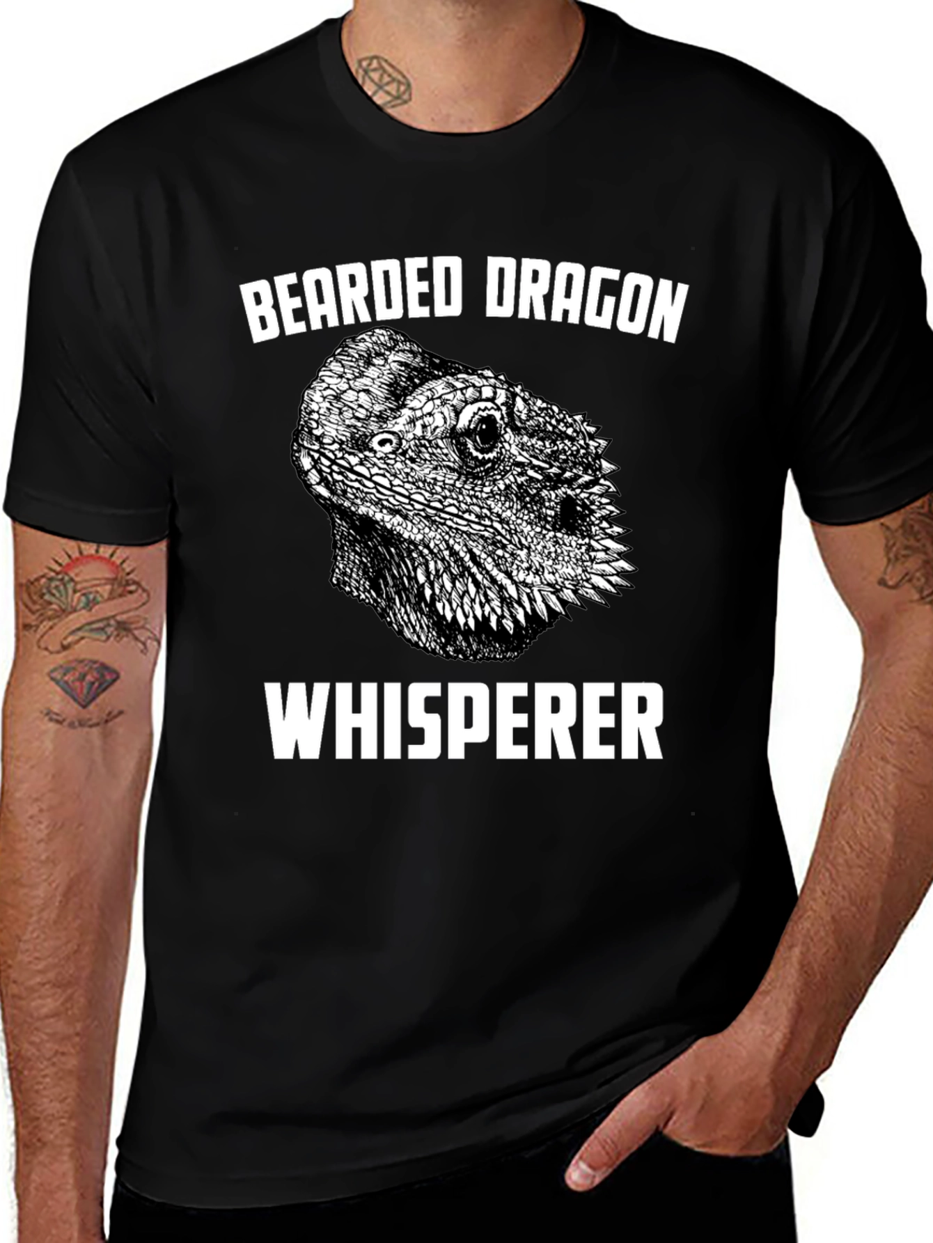 Bearded Dragon Whisperer Graphic T-Shirt