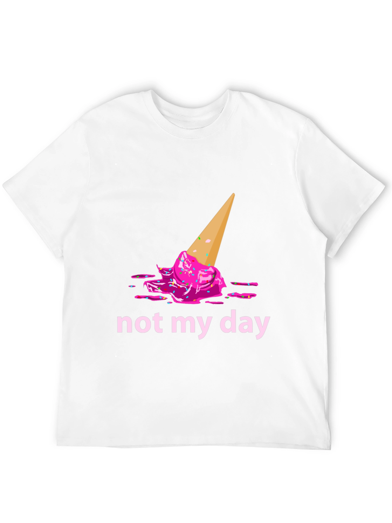 Funny Not My Day Ice Cream Graphic Tee