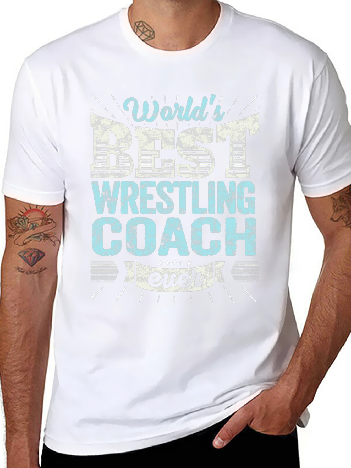 Worlds Best Wrestling Coach Ever T-Shirt