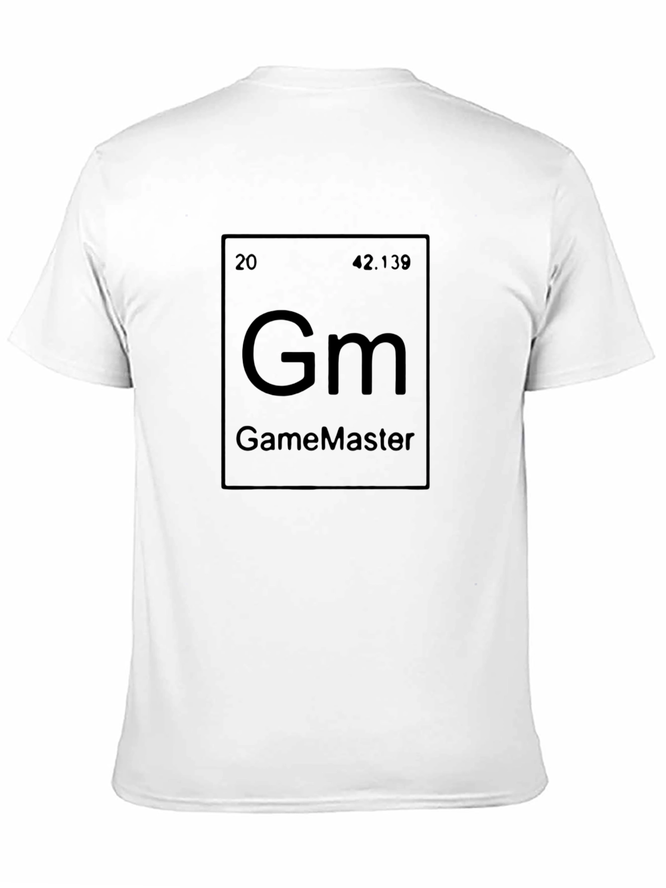 GameMaster T-Shirt Periodic Table Gamer Tee