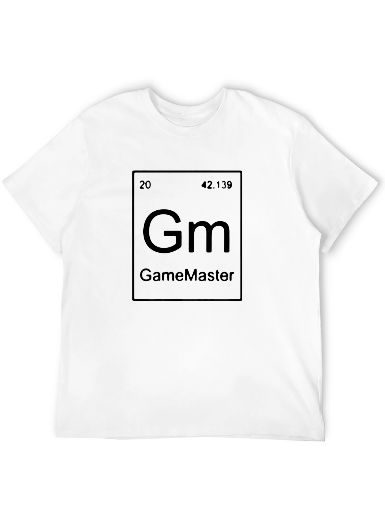 GameMaster T-Shirt Periodic Table Gamer Tee