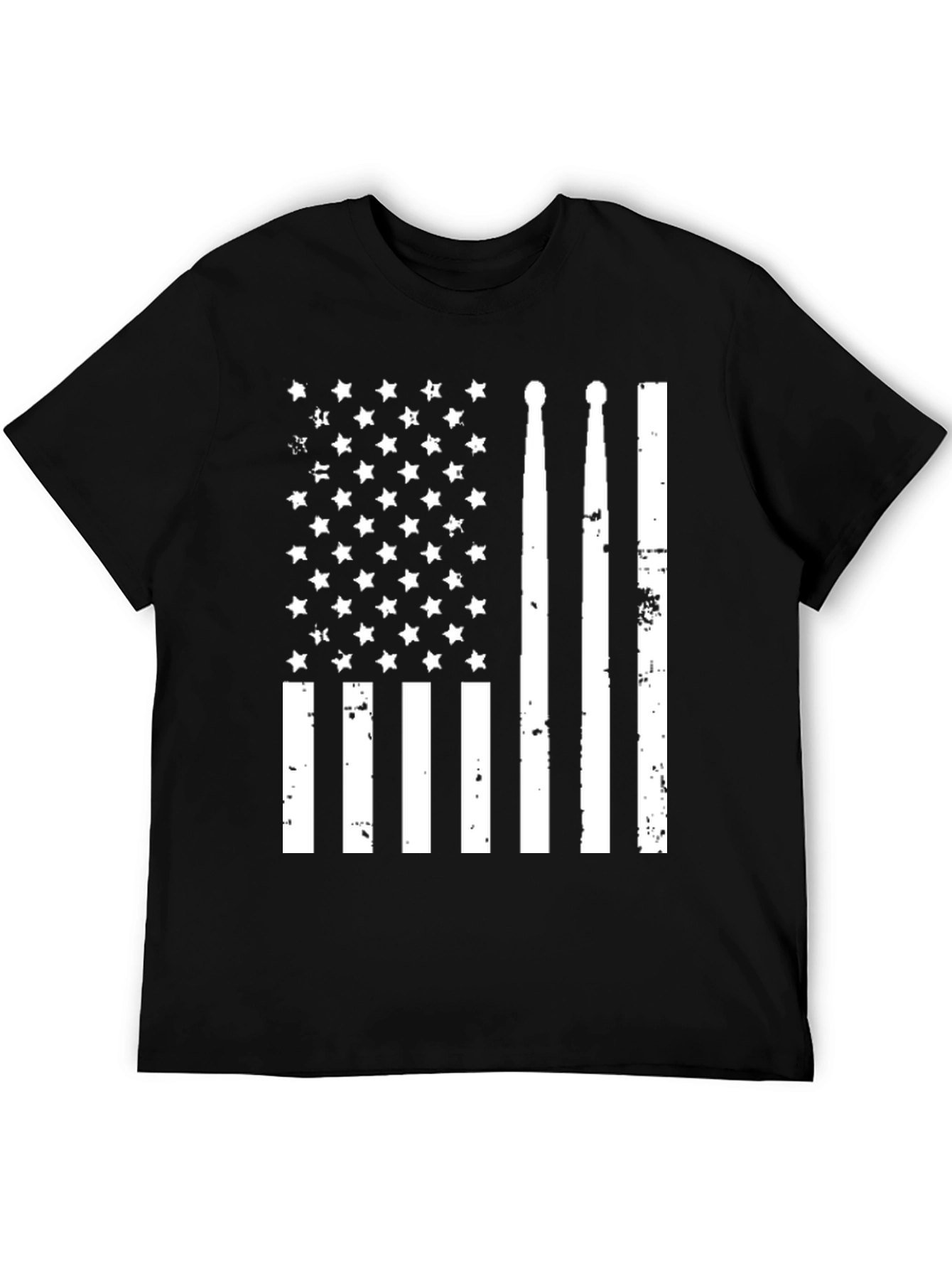 American Flag Drummer T-Shirt