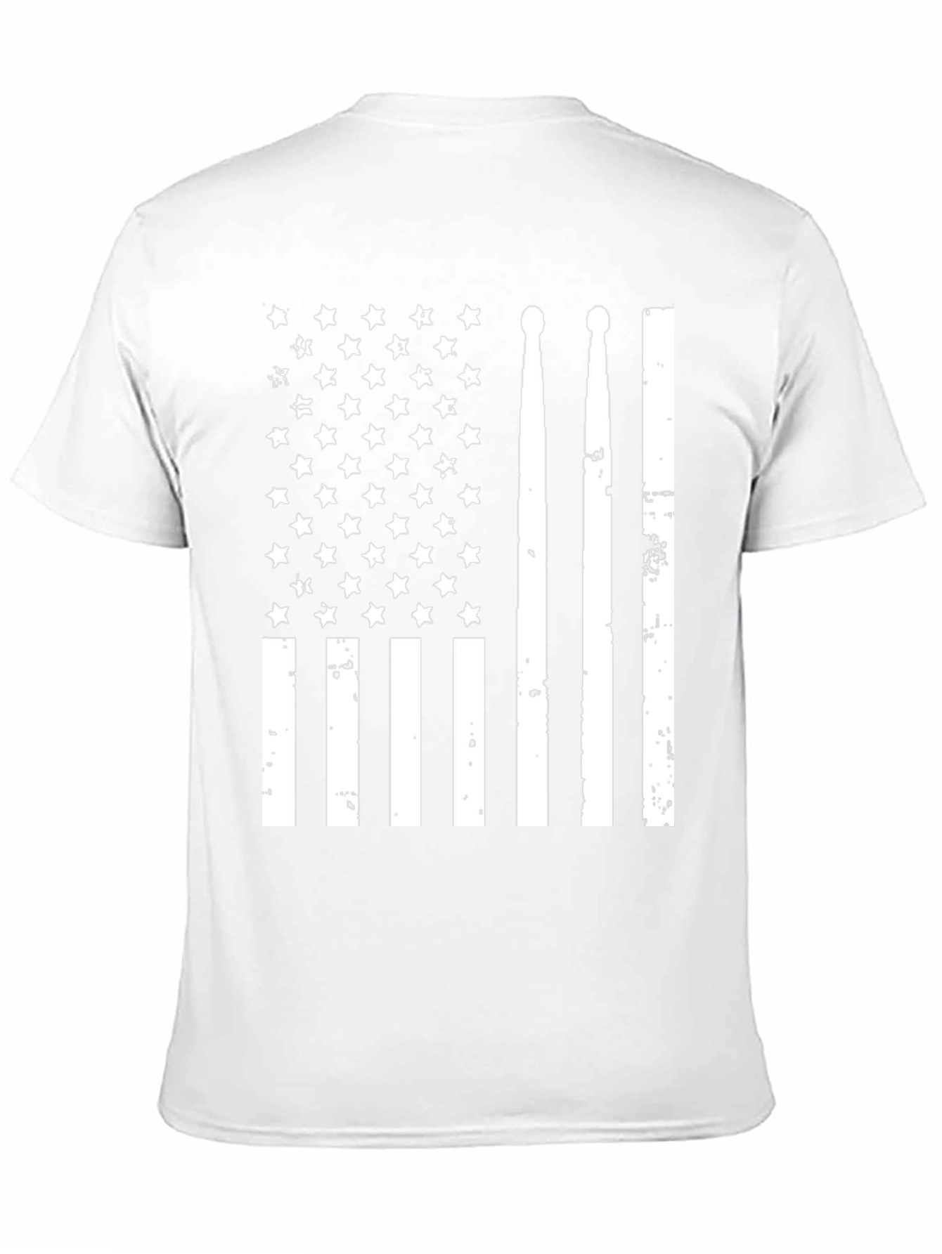 American Flag Drummer T-Shirt