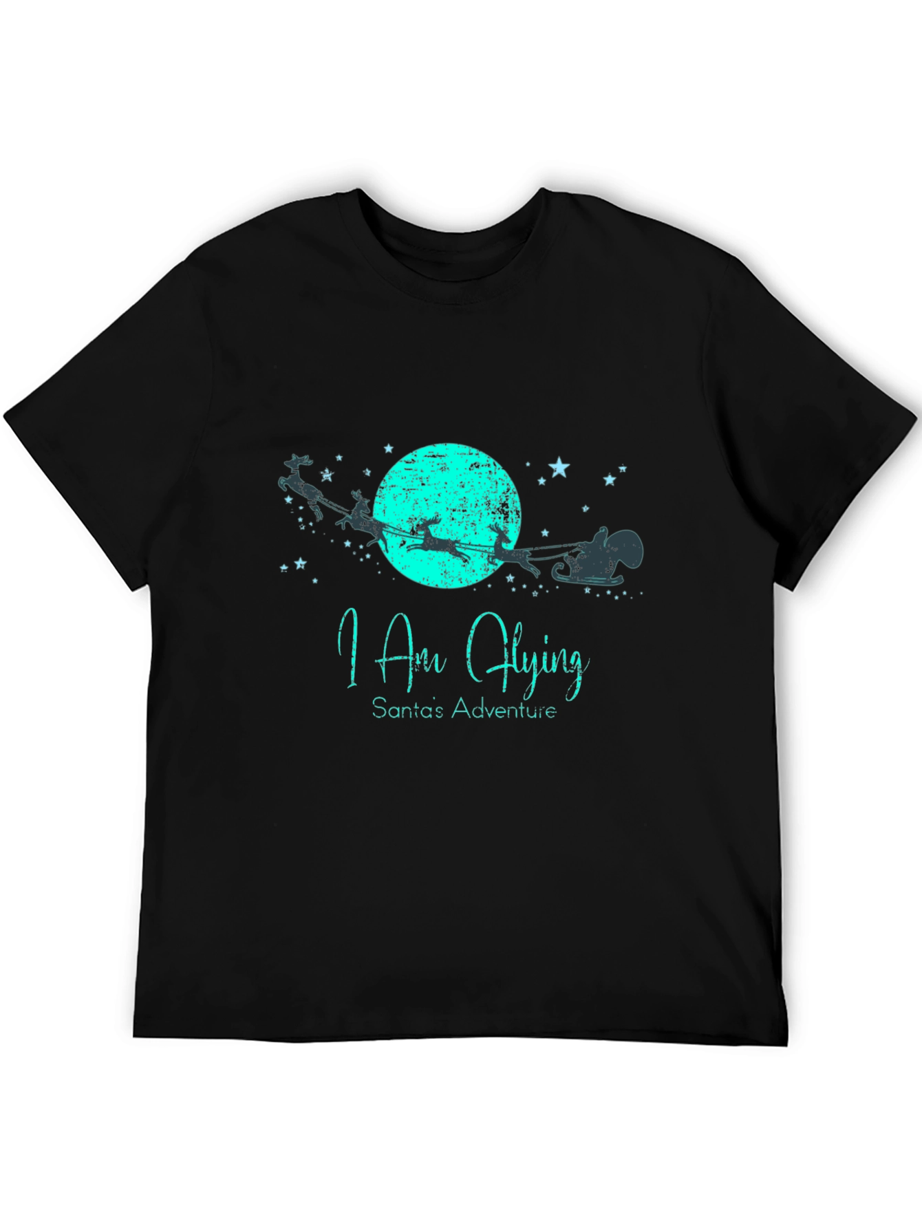 Santas Adventure Tee - I Am Flying Christmas Shirt