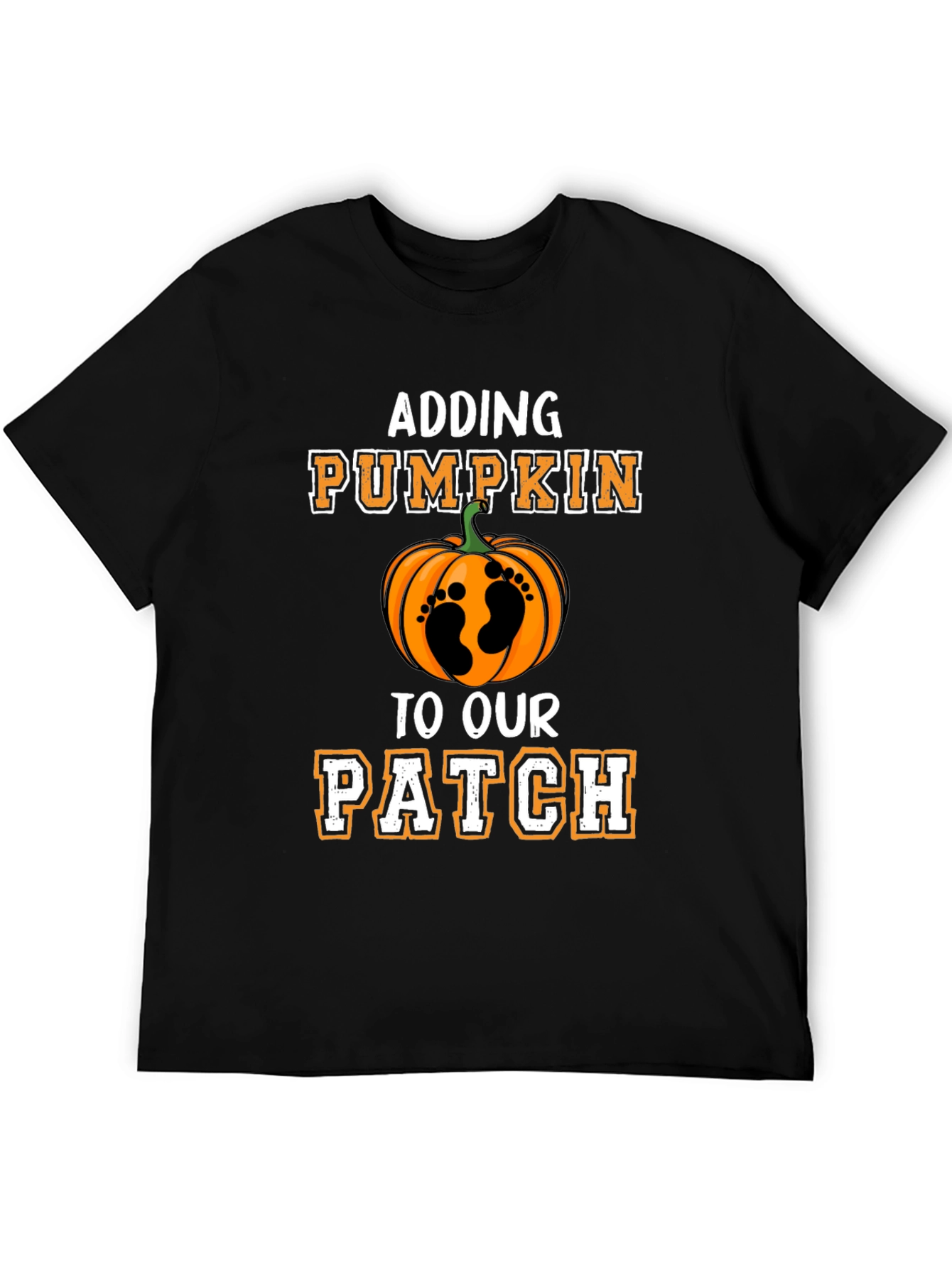 Adding Pumpkin to Our Patch T-Shirt - Pregnancy Announcement