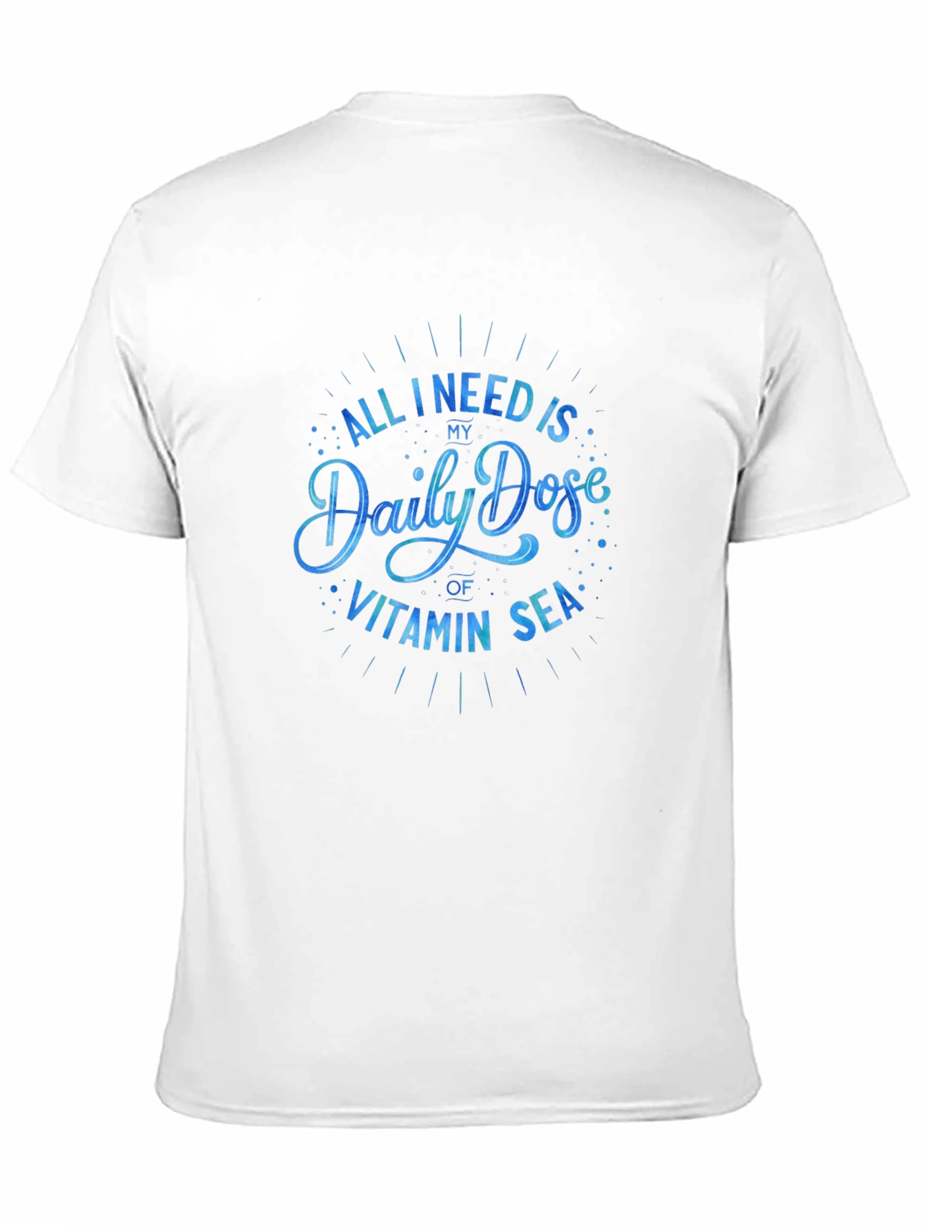 Vitamin Sea Graphic T-Shirt - Beach Lover Tee