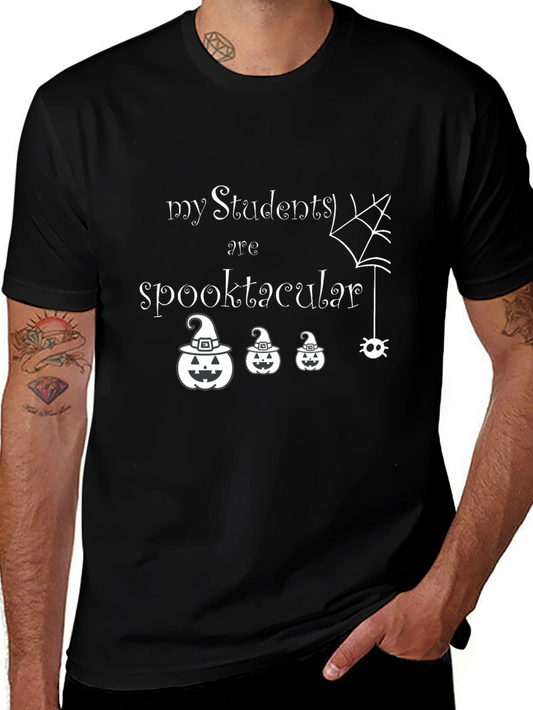 Spooktacular Students T-Shirt - Halloween Teacher Tee