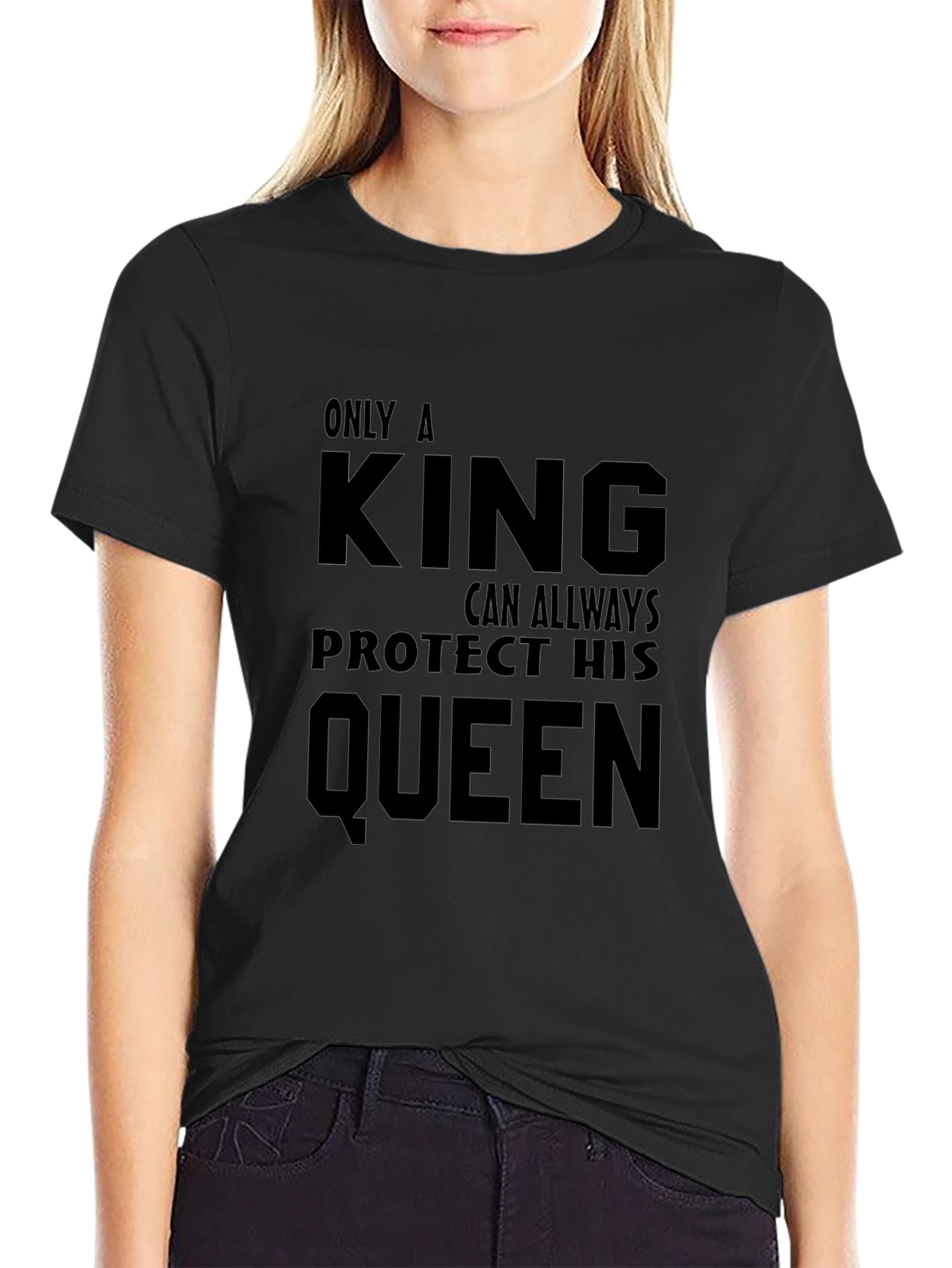 King Protects Queen Graphic Tee
