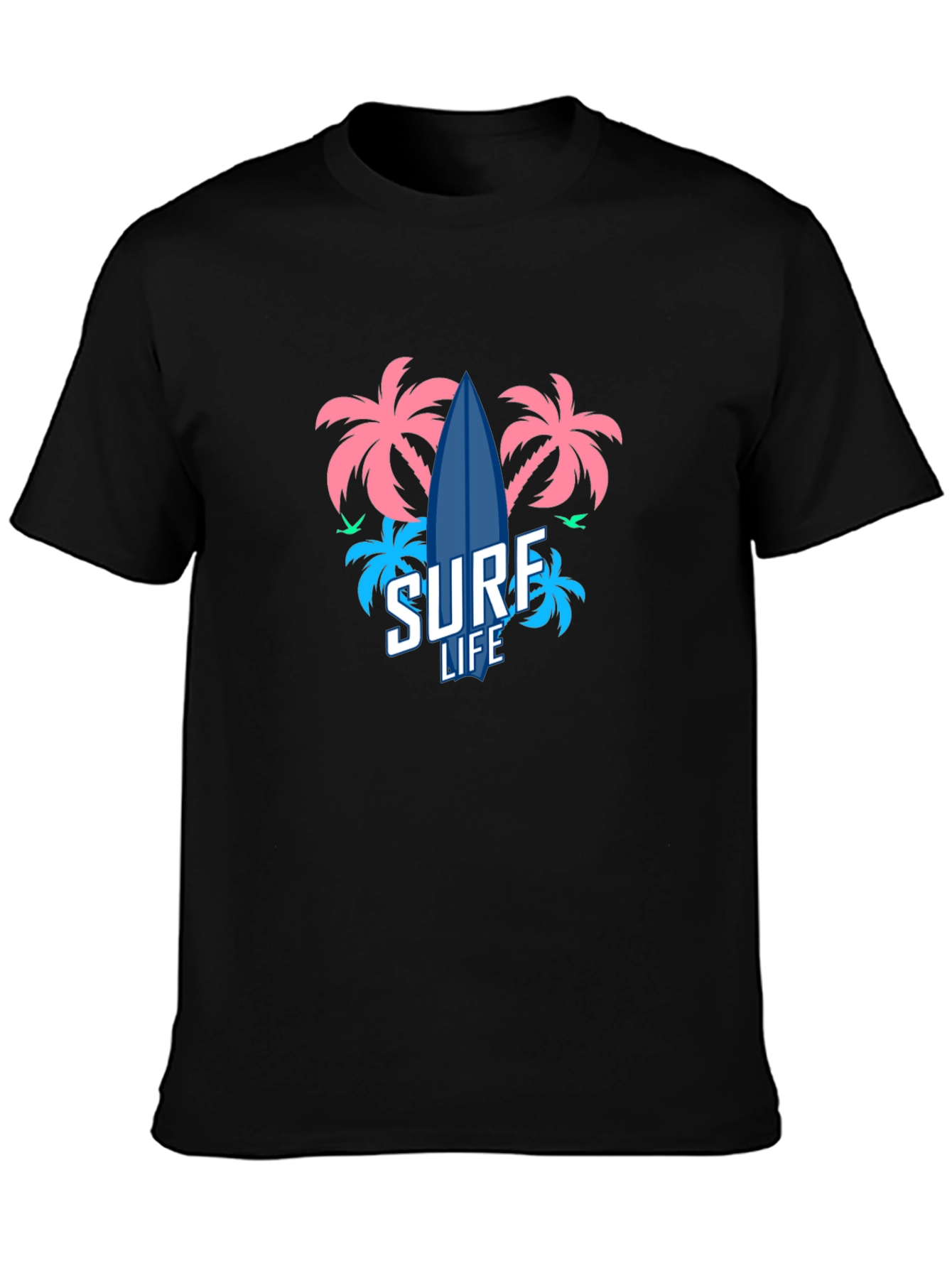 Surf Life Graphic Tee - Tropical Vibes