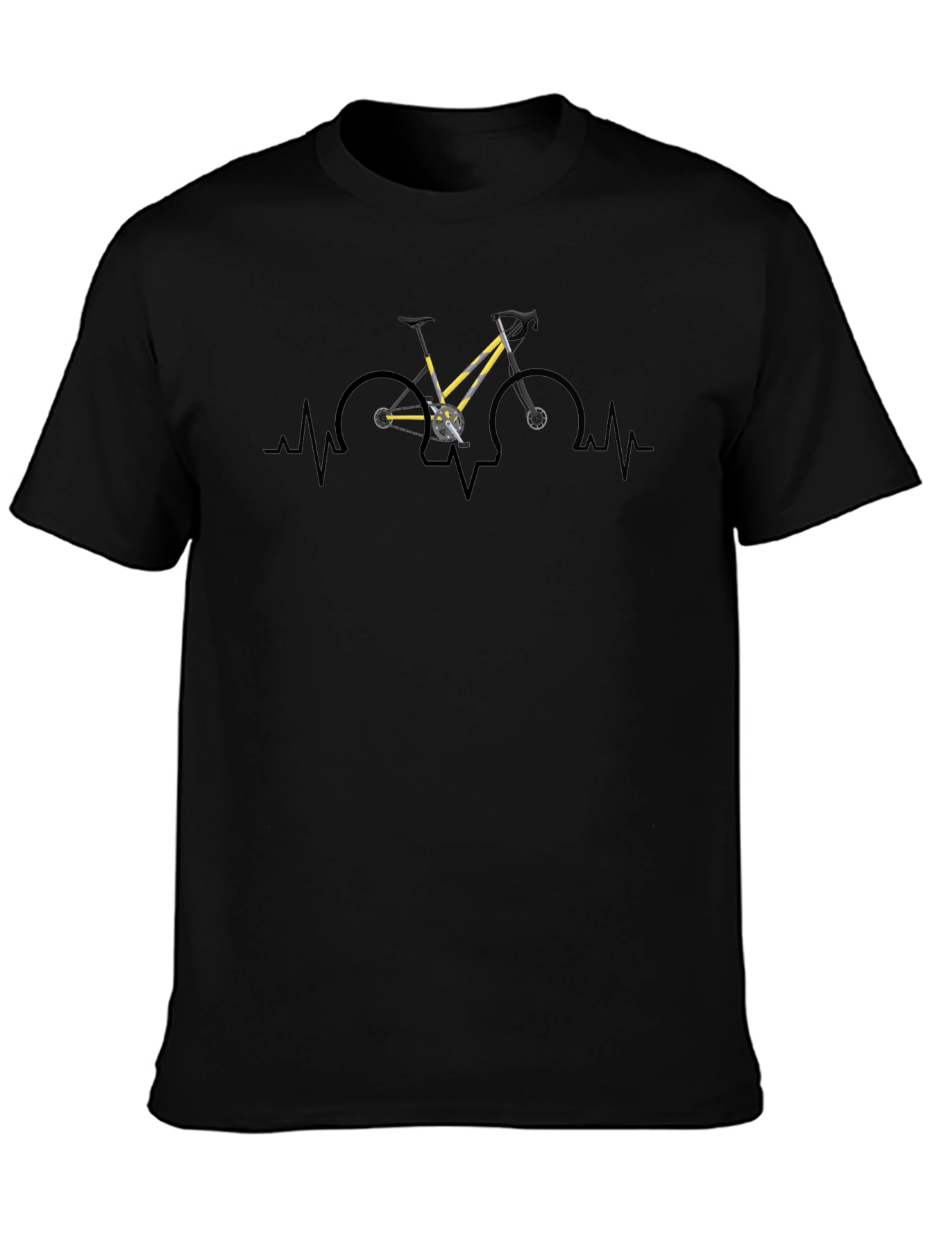 Cycling Heartbeat Graphic T-Shirt